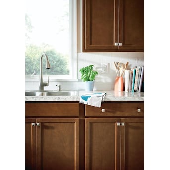 Diamond NOW Weyburn 36-in W x 35-in H x 23.75-in D Saddle Lazy Susan Corner Base Stock Cabinet Diamond NOW Weyburn 36-in W x 35-in H x 23.75-in D Saddle Lazy Susan Corner Base Stock Cabinet