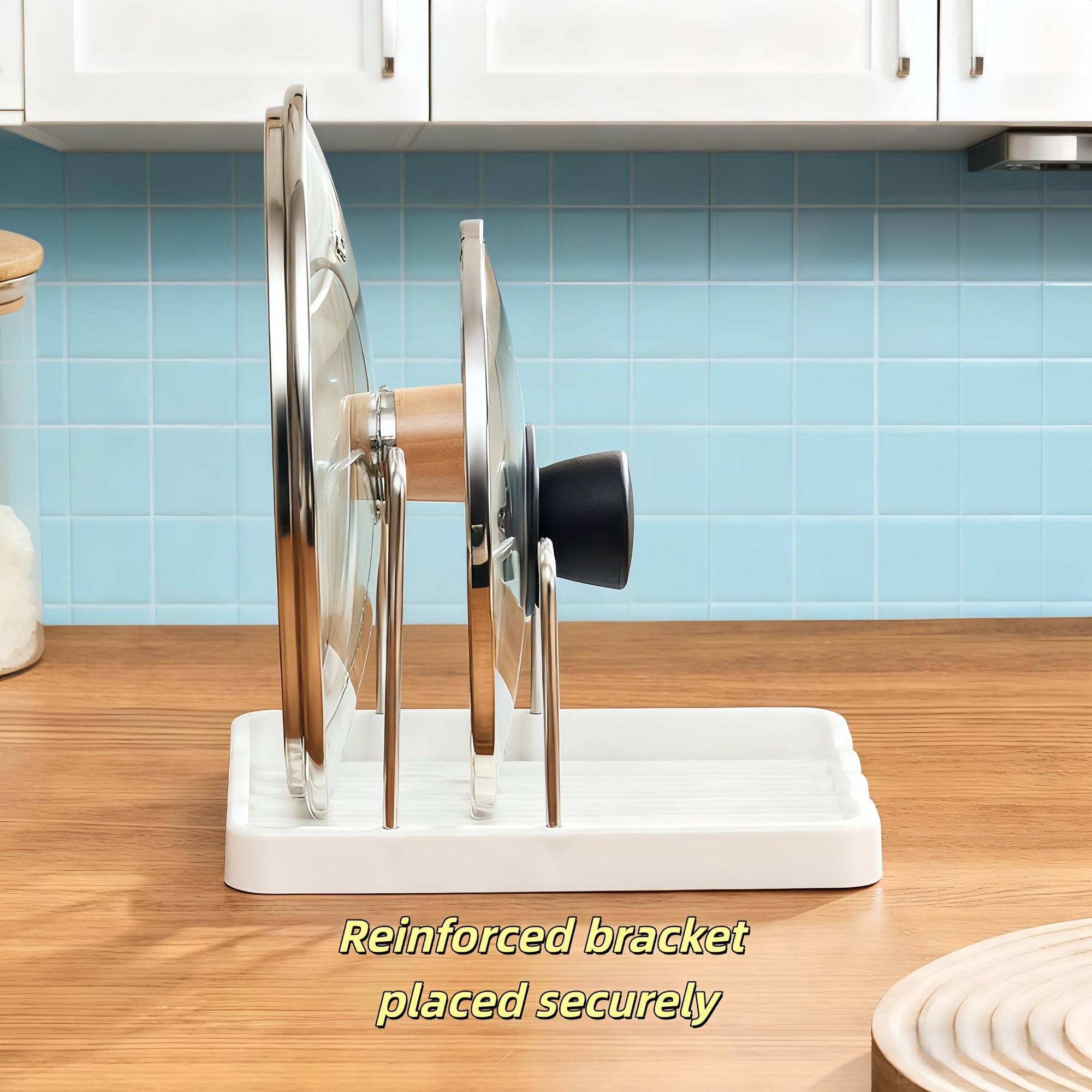 Aoibox 2 in 1 Spoon Rest and Pot Lid Holder for Counter and Stove Top ...