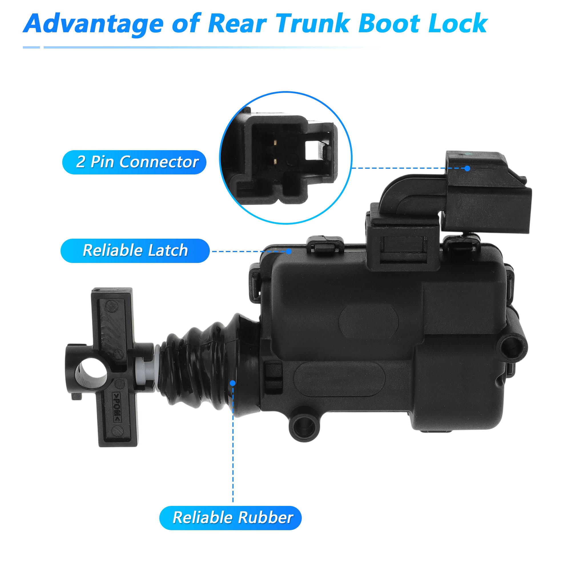 Unique Bargains Trunk Latch Lock Actuator for Ford EcoSport S SE
