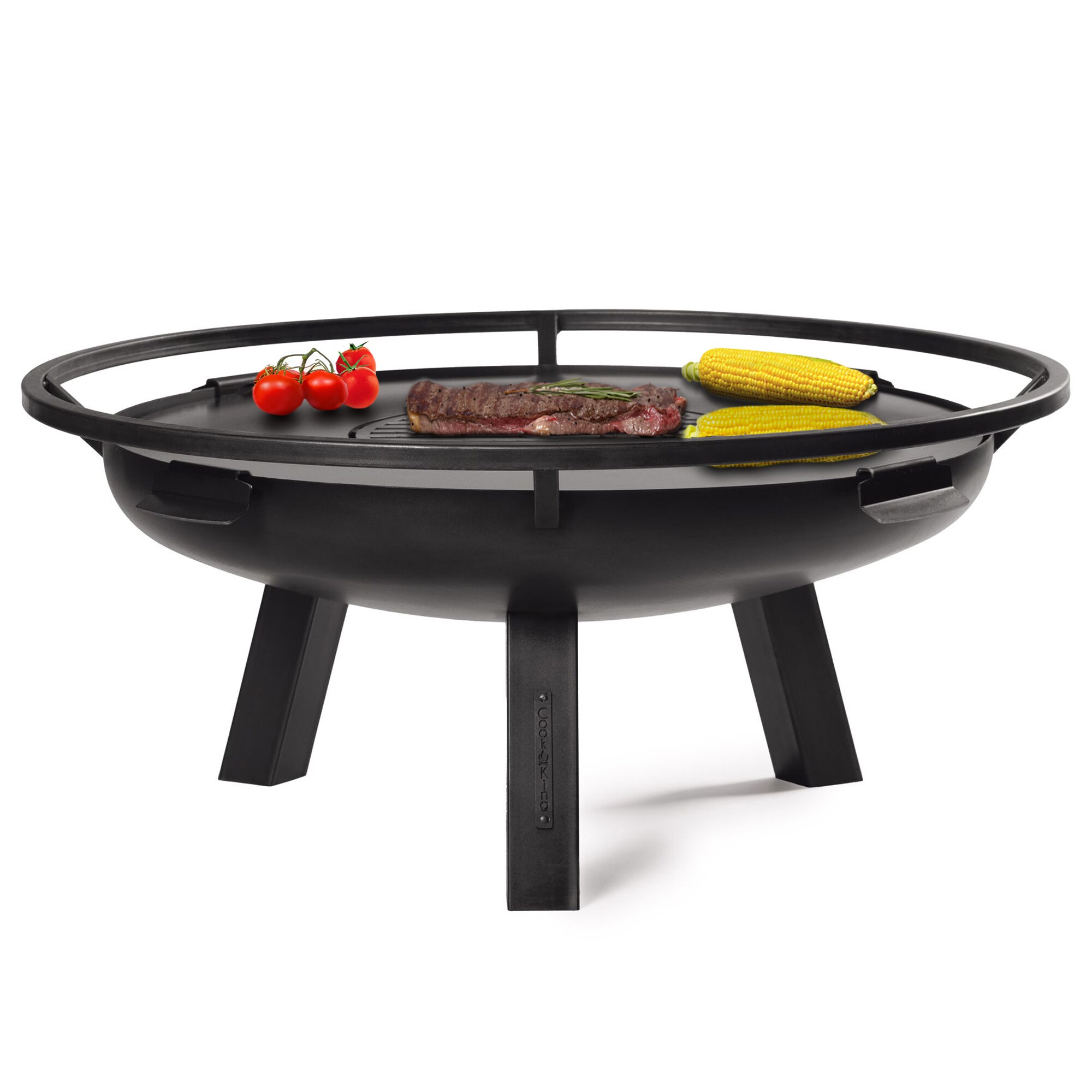Good Directions 111267G 37.4-in W Black Steel Wood-Burning Fire Pit