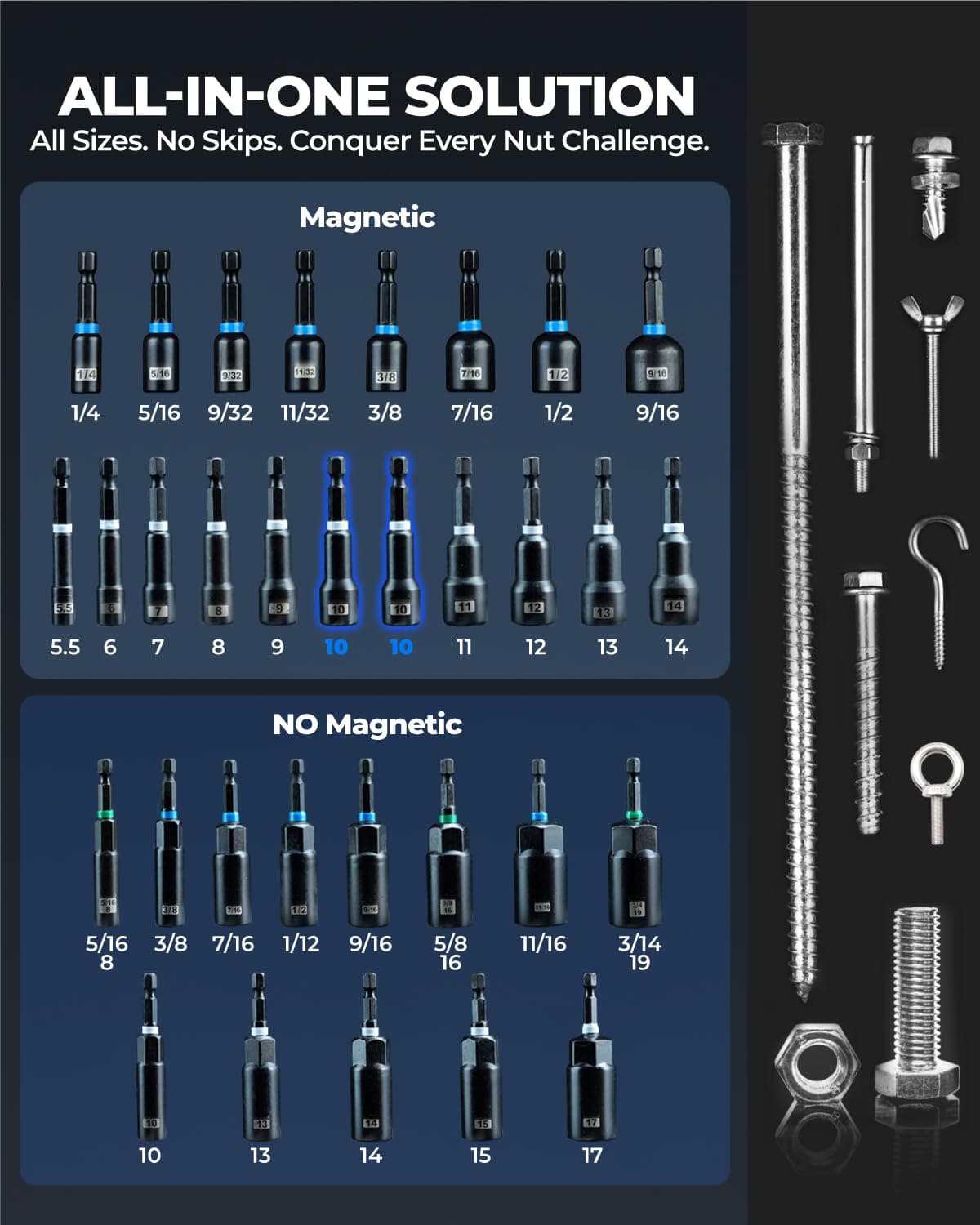 Etokfoks LET0303N04 Nut-Driver-Sets - View #2