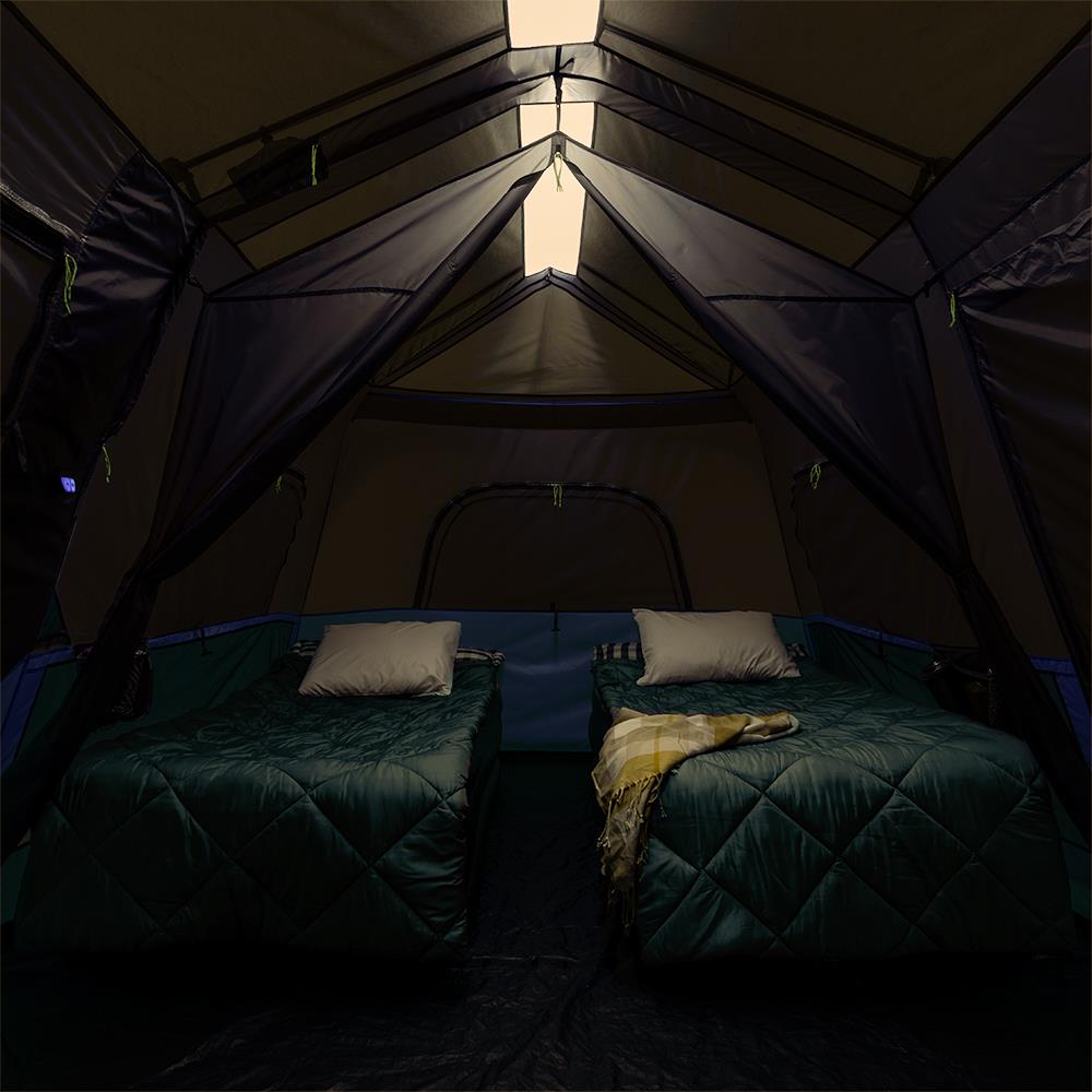  Core 10 Person Lighted Instant Cabin Tent & Footprint