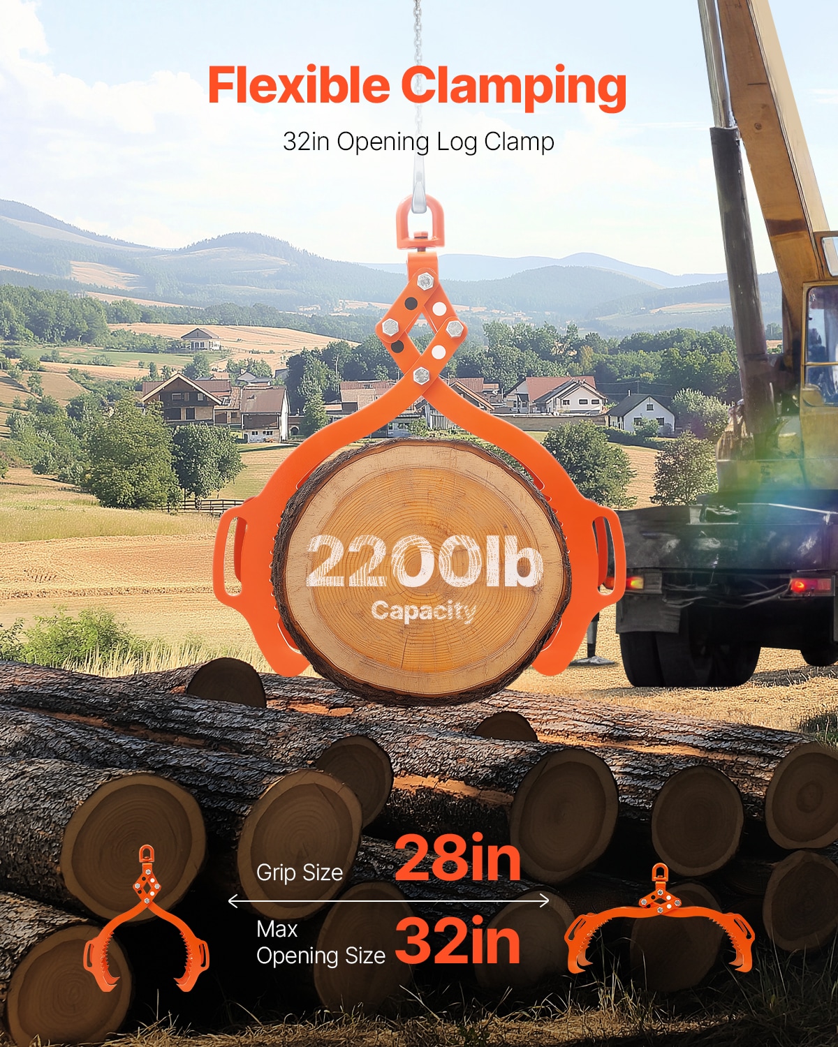 VEVOR SCYMBYQ32YC407011V0 Logging-Tools - View #2