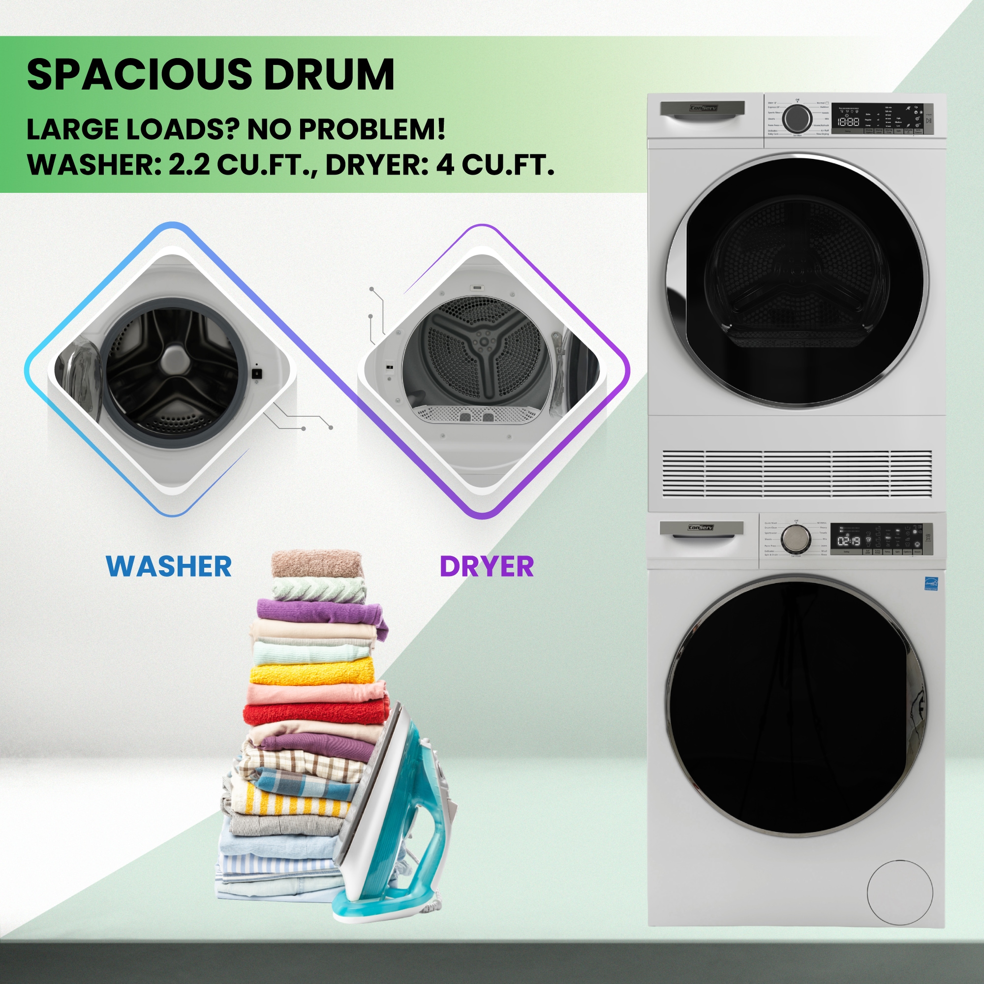 ConServ CW 2240 + CD 4040 W Combo-Washer-And-Dryer - View #10