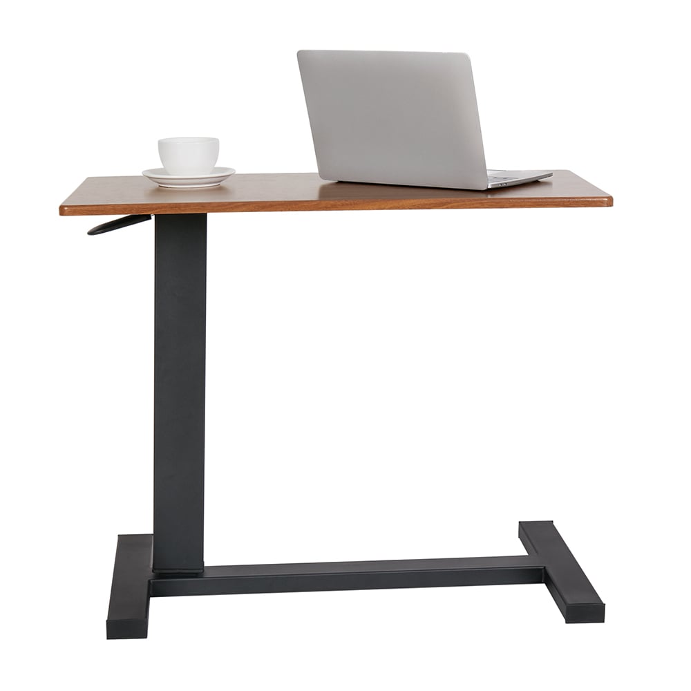 LUVODI JJ-XT186 29.7-in W x 35.2-in H Brown Wood Rectangular Modern End Table with Storage Assembly Required