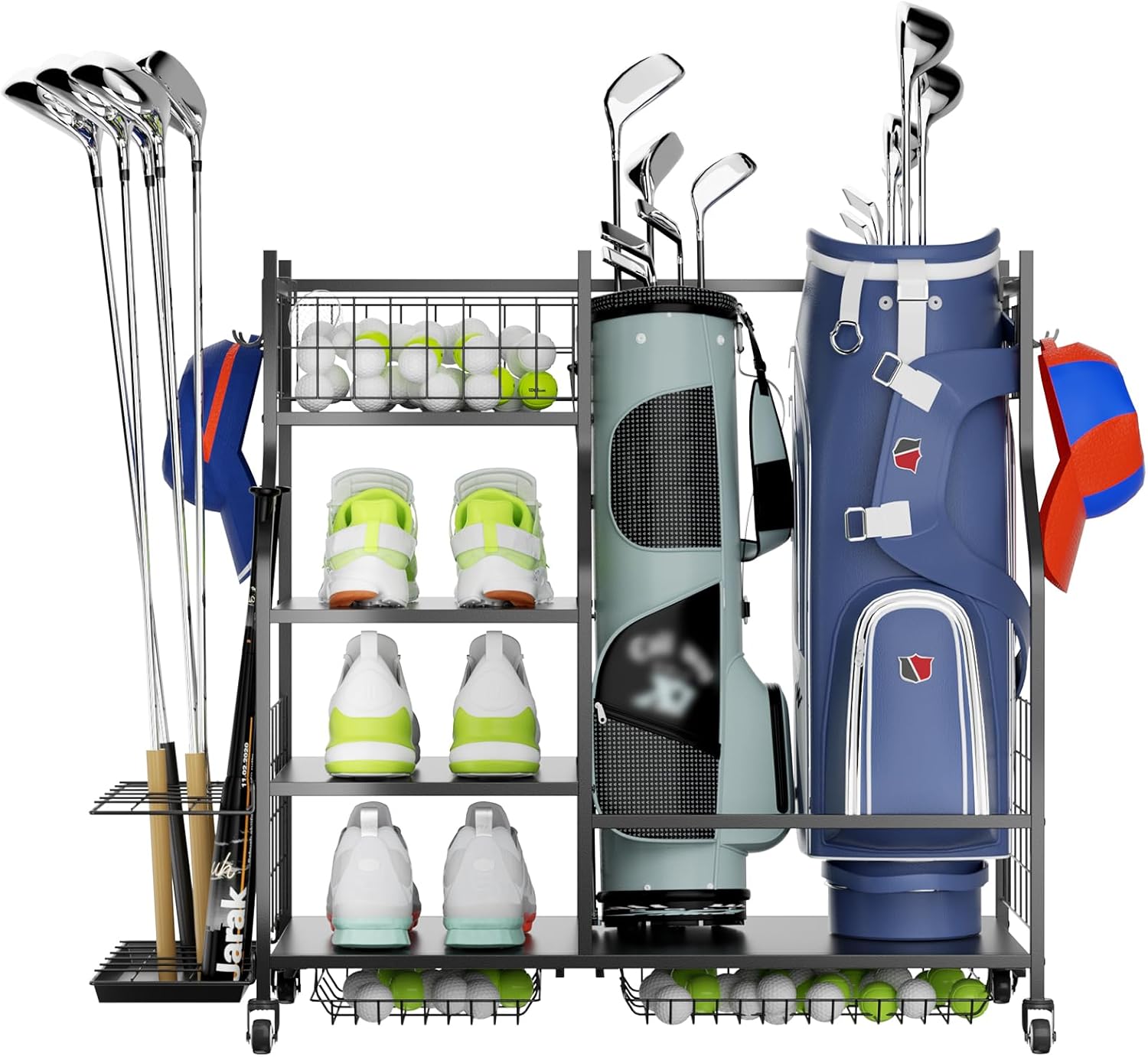 LOVMOR Golf Club Bag Storage Rack for Garage Golf Clubs #SF-QCSN-40.3