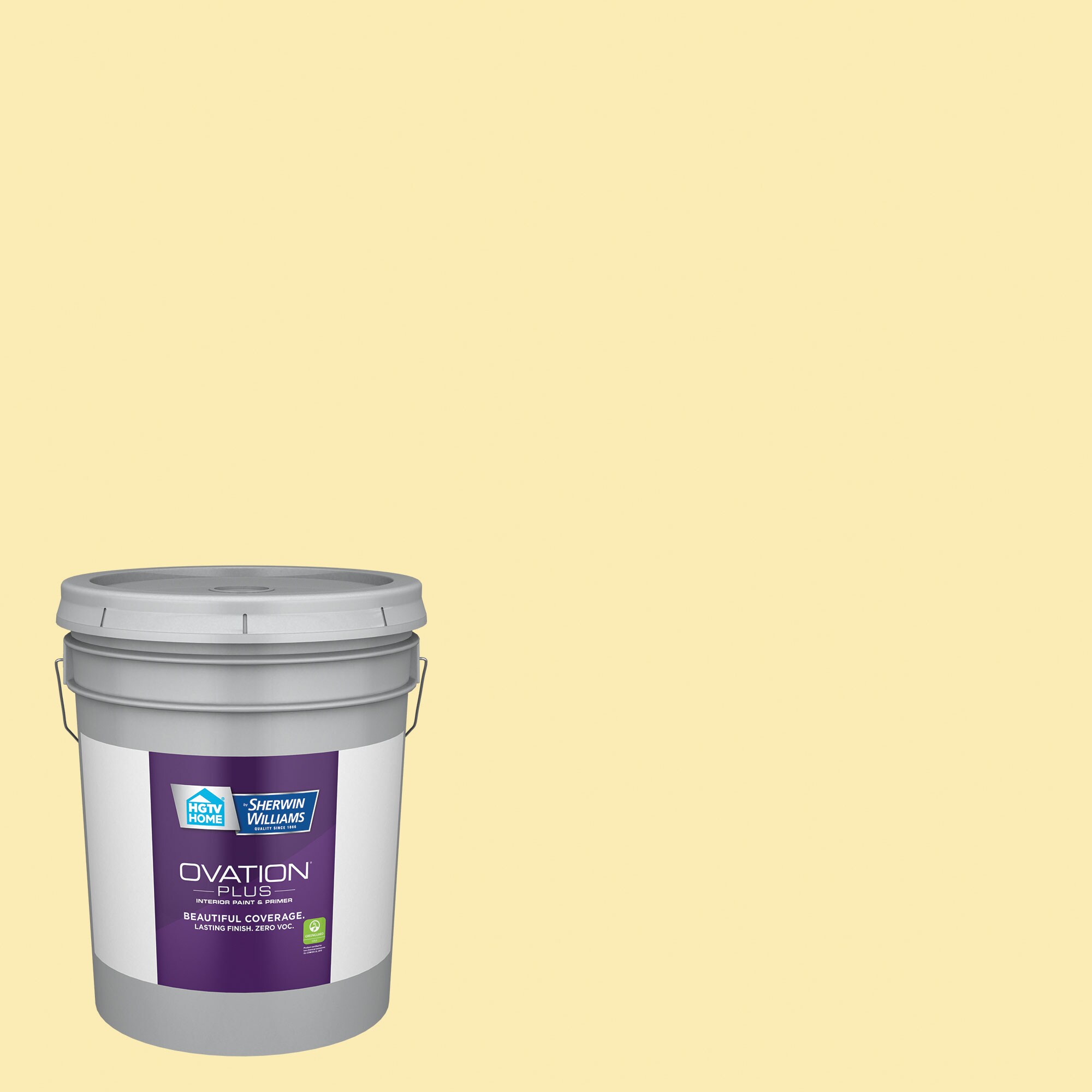 HGTV HOME by Sherwin-Williams 3008-2B-2557225 Ovation Plus Satin Warm Summer 3008-2B Latex Interior Paint Paint + Primer ( 5-gallon )