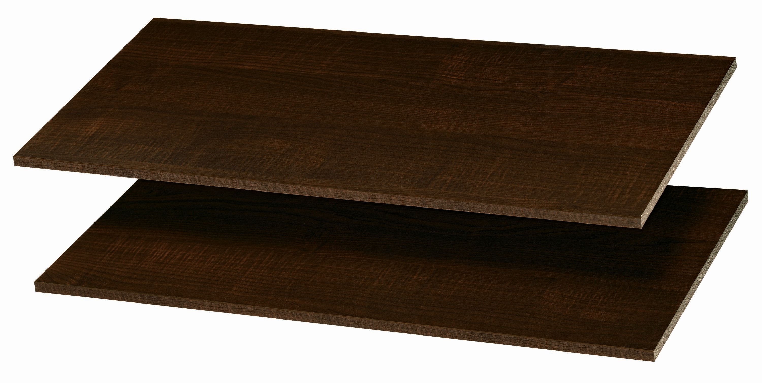 Easy Track RS1436-T 35.0-Inches x 14.0-Inches D Truffle Solid Shelving Wood closet shelf 2 Shelves