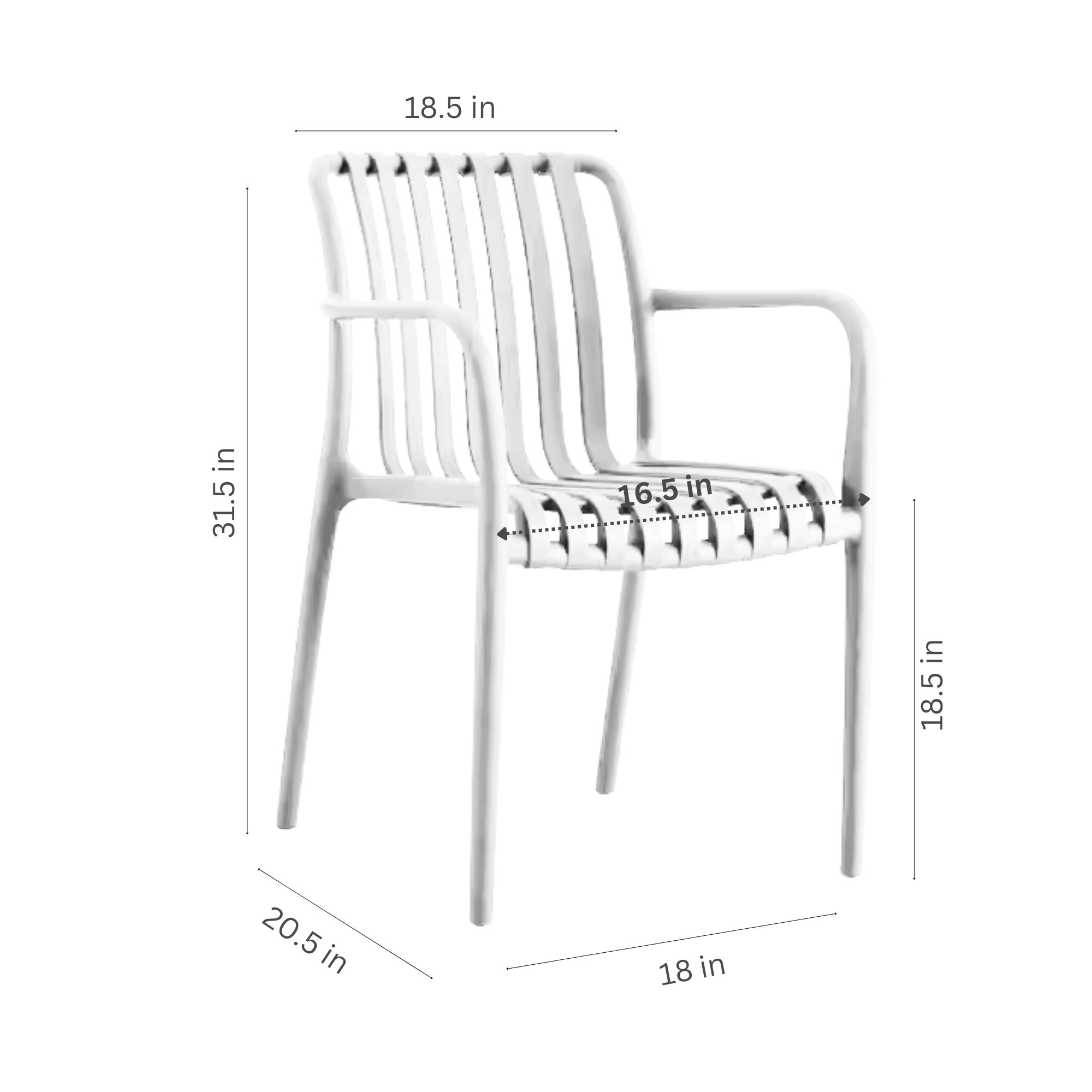 Amazonia LWS-IBIS-8-CURA-WHT Patio-Dining-Sets - View #9