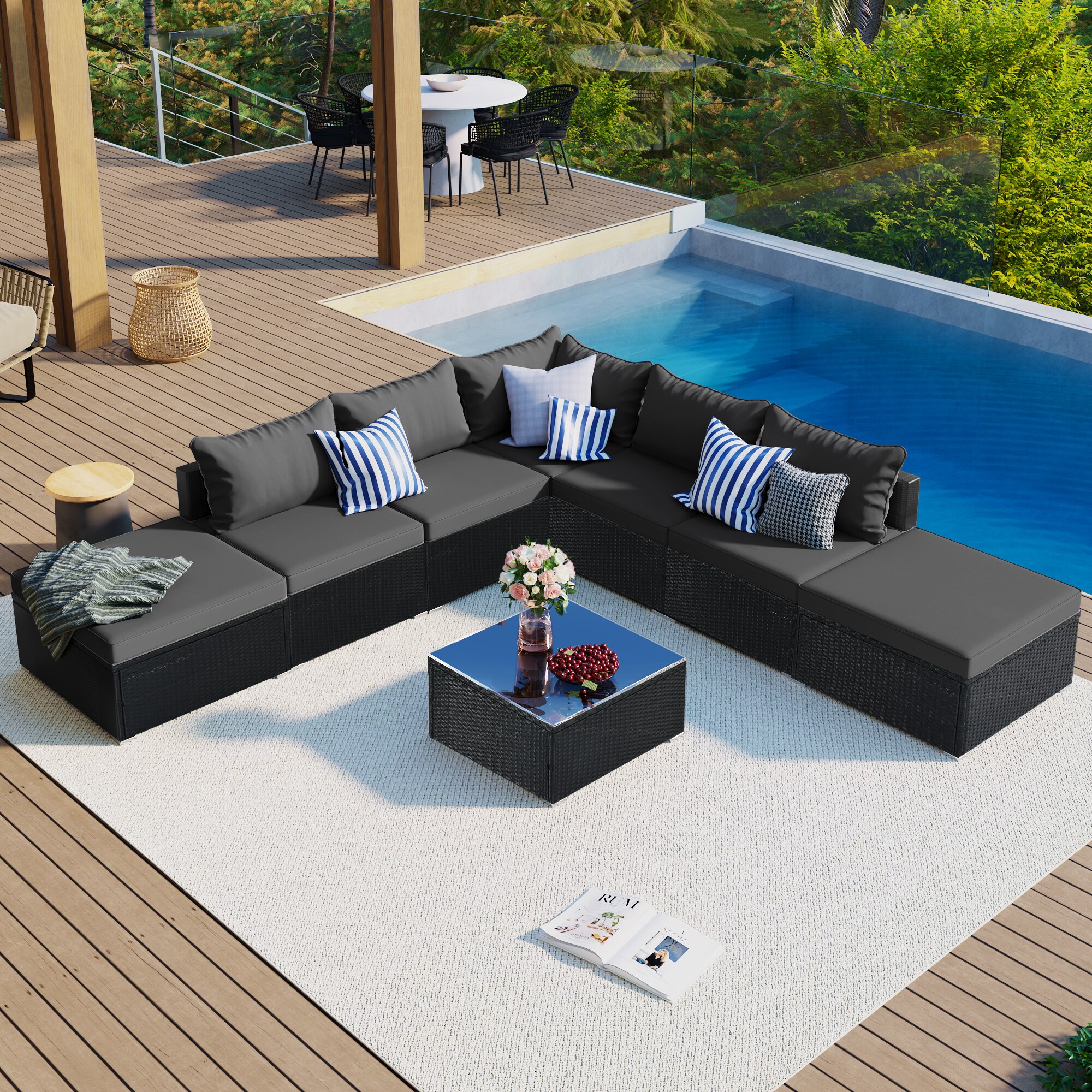 Nestfair LWP201217E Patio-Conversation-Sets - View #2