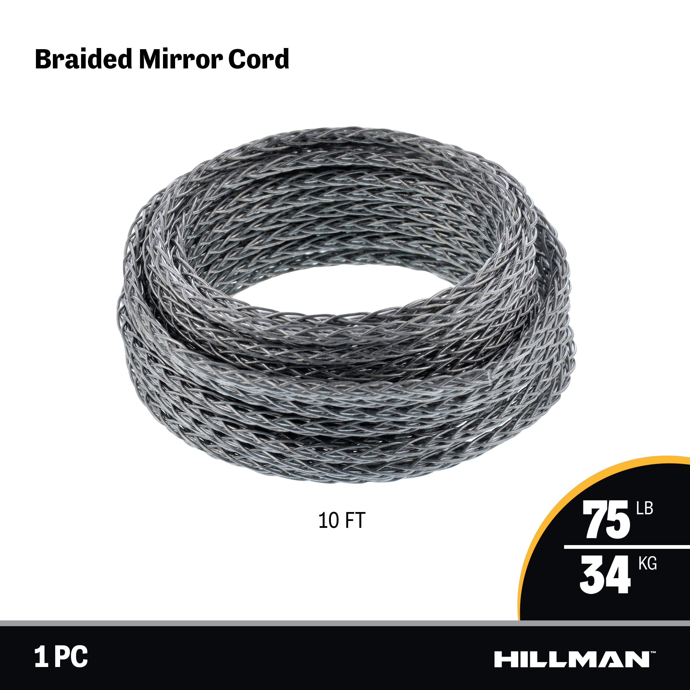 Hillman Zerlon Plastic Coated Picture Wire, 10