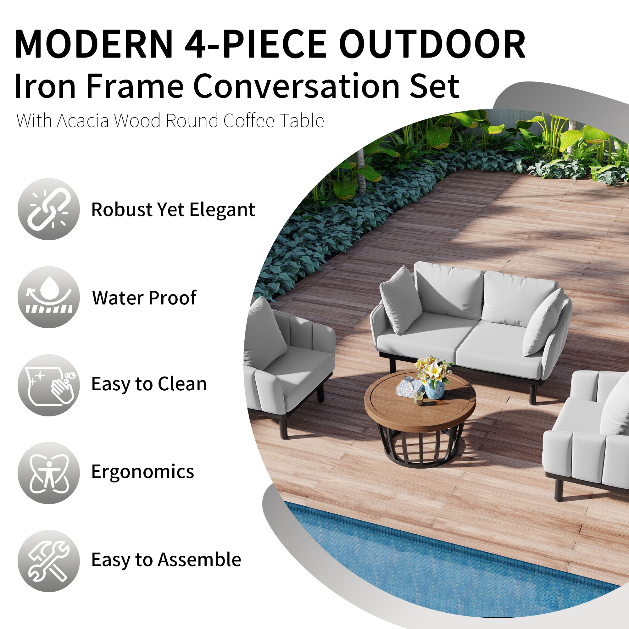 Bayfeve BFTP-12E-PCS Patio-Conversation-Sets - View #6