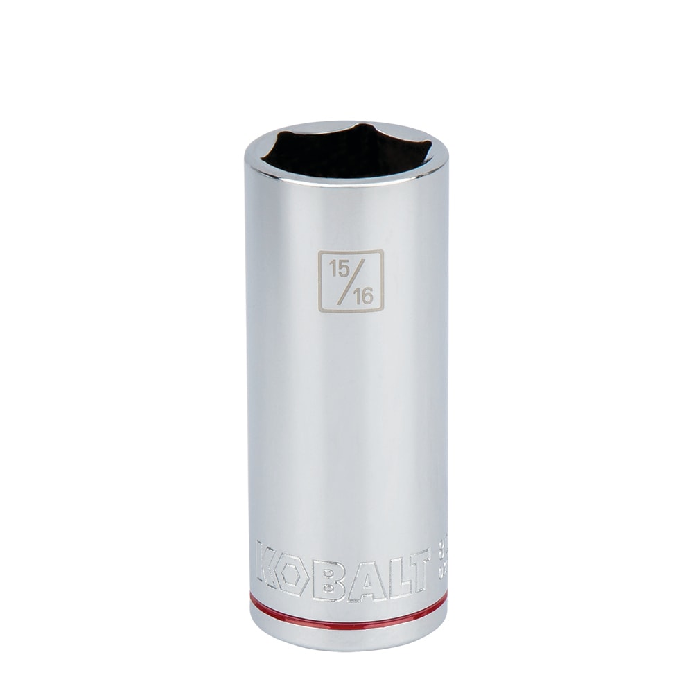 Kobalt 80814 1/2-in Drive Standard (SAE) 15/16-in Deep Socket