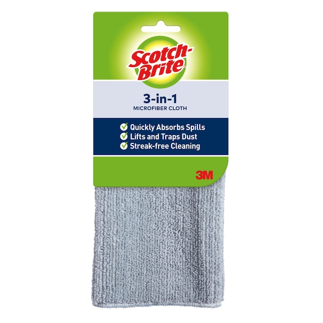 Scotch-Brite Microfiber Solid Any Occasion Kitchen Towel in the Kitchen  Towels department at
