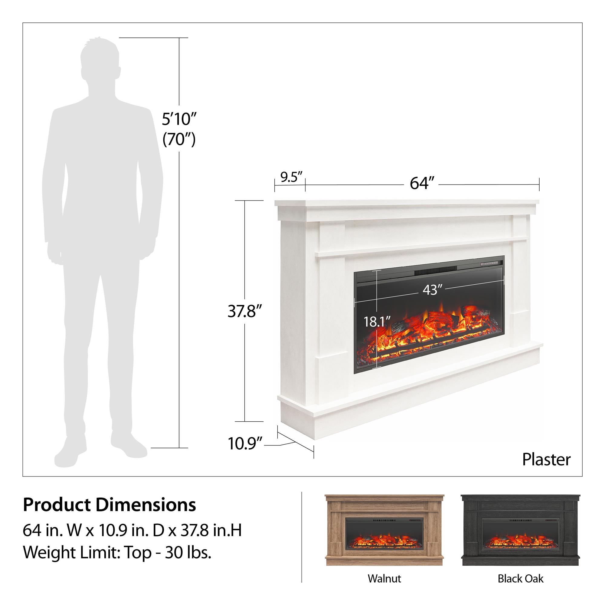 Ameriwood Home 2105905COM Electric-Fireplaces - View #2