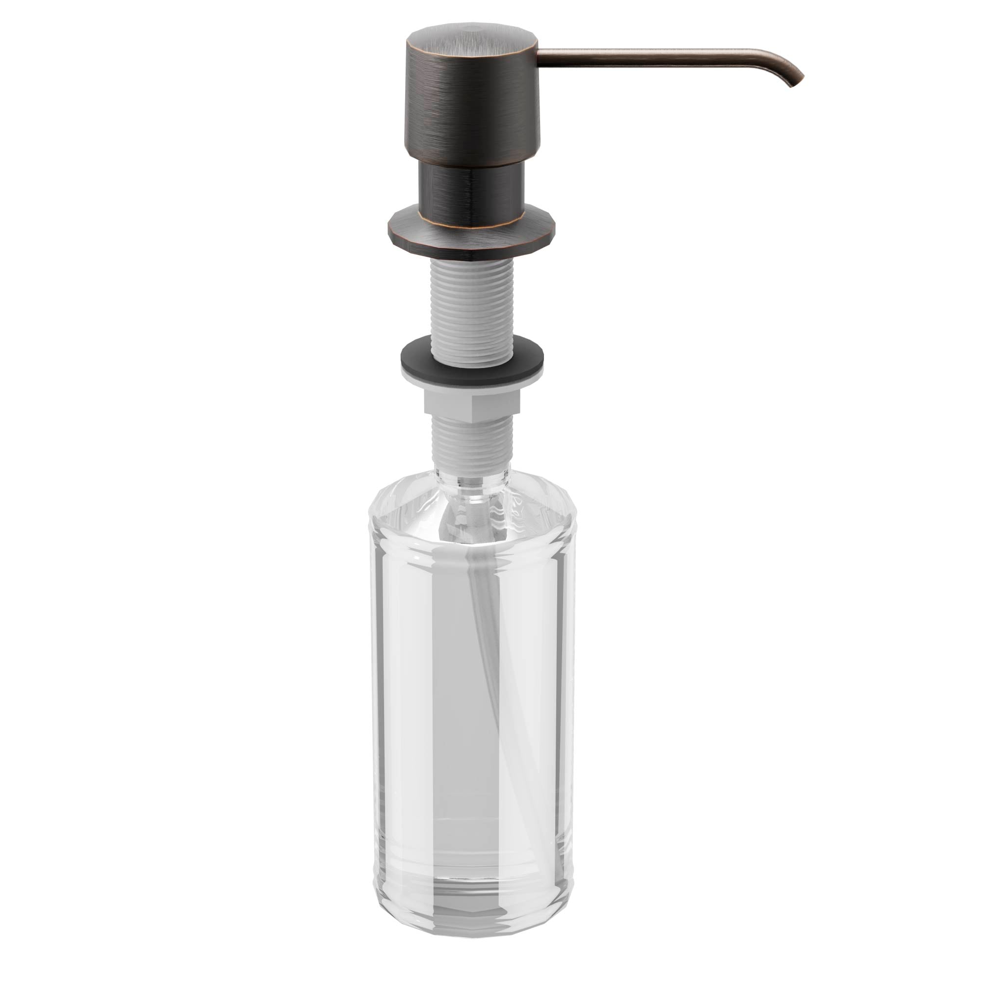 Karran SD25ORB Oil Rubbed Bronze 12-oz. Capacity Deck-mount Soap and Lotion Dispenser