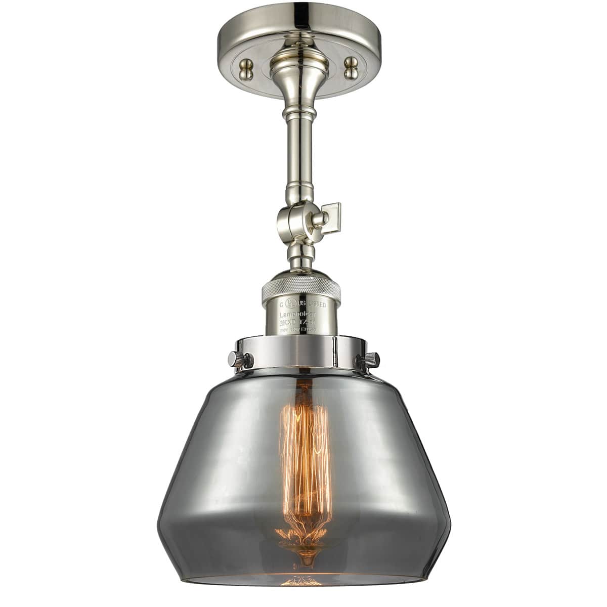 Innovations Lighting 1354820 201F-PN-G173-LED Franklin Restoration Fulton