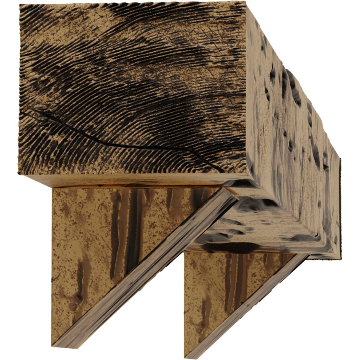 Ekena Millwork MANUPC08X10X60BKNG Mantel-Shelves - View #4