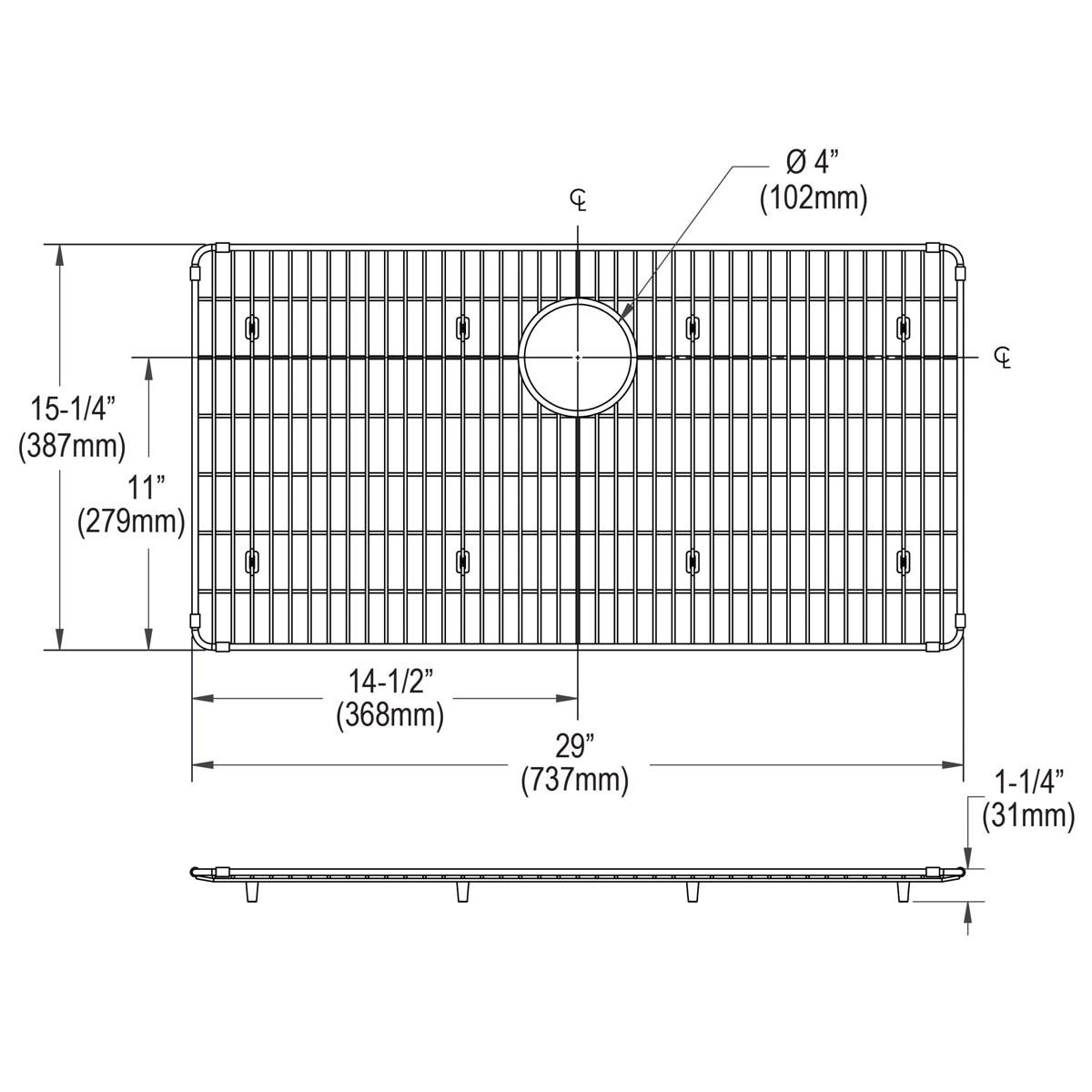 Elkay CTXBG2915 Sink-Grids - View #7