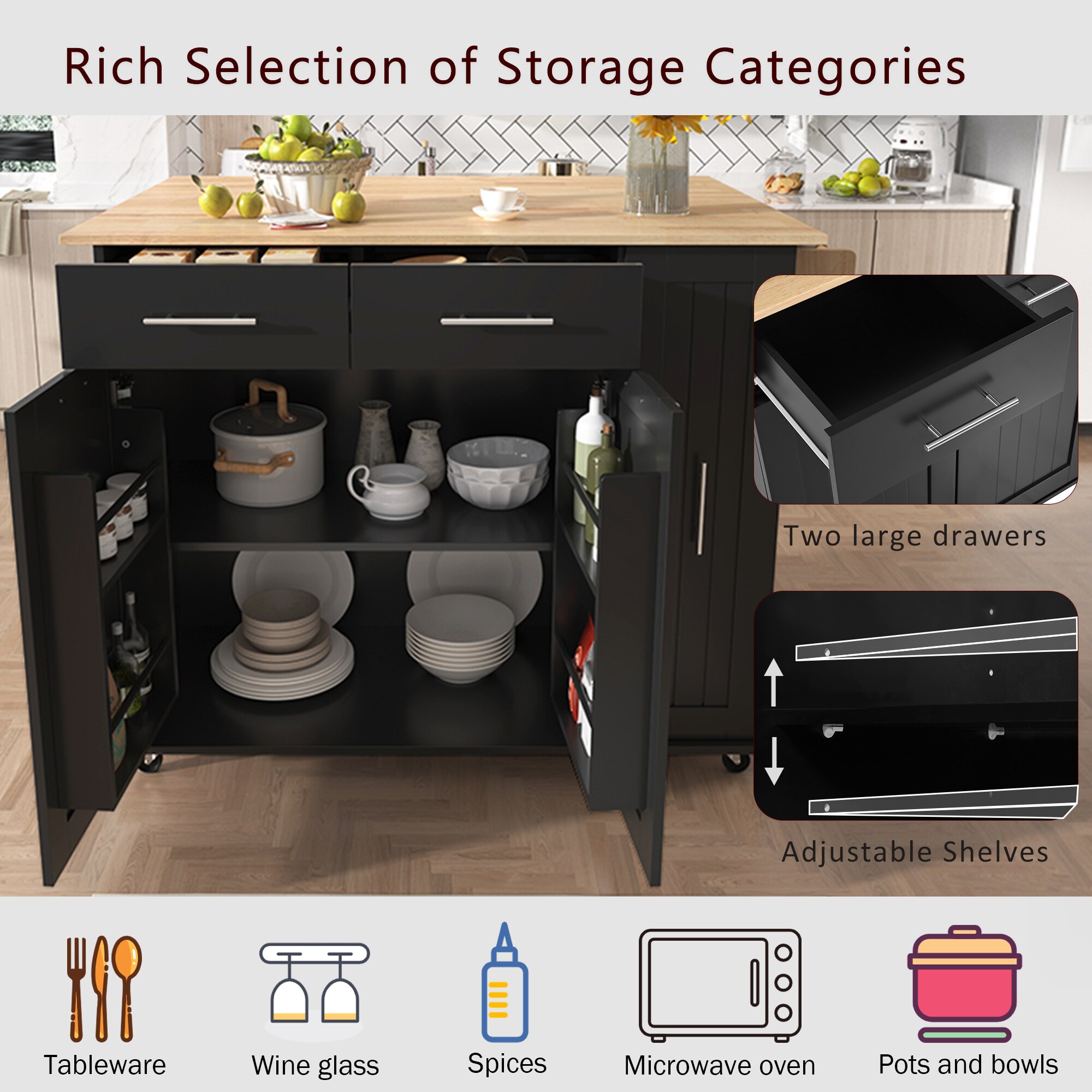 Kahomvis KK-QPO2-14B Kitchen-Furniture - View #4