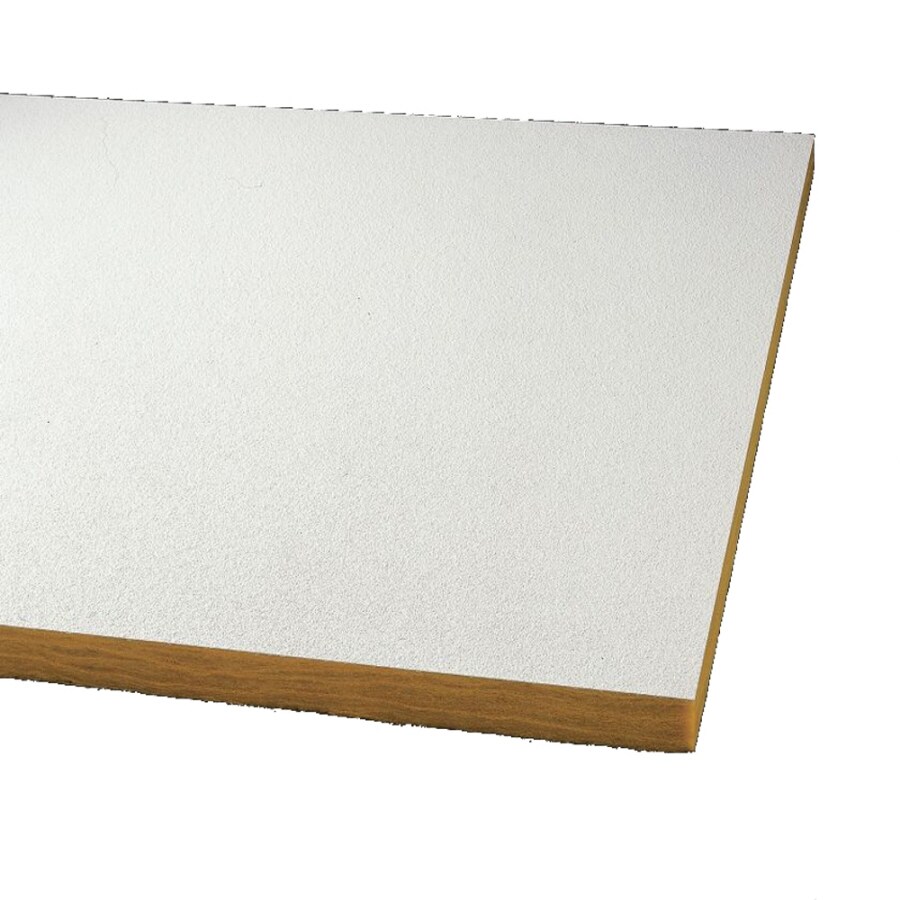 Armstrong Ceilings 24-in x 24-in Optima 24-Pack White Textured 15/16-in Drop Acoustic Panel Ceiling Tiles