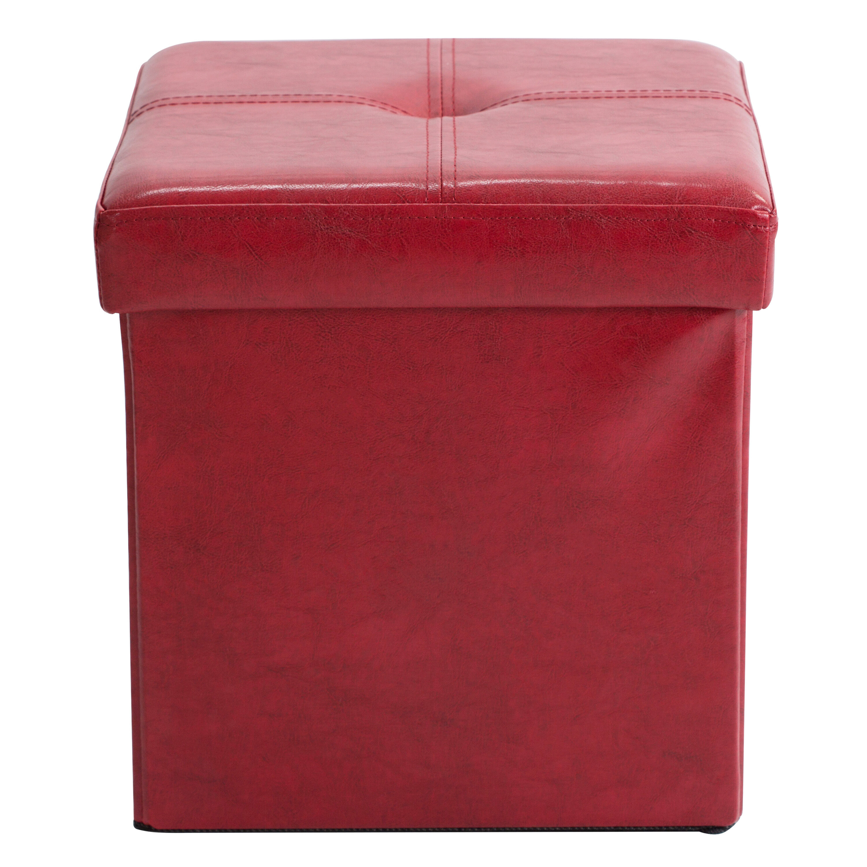Simplify F-0625-RED Indoor-Ottomans - View #2