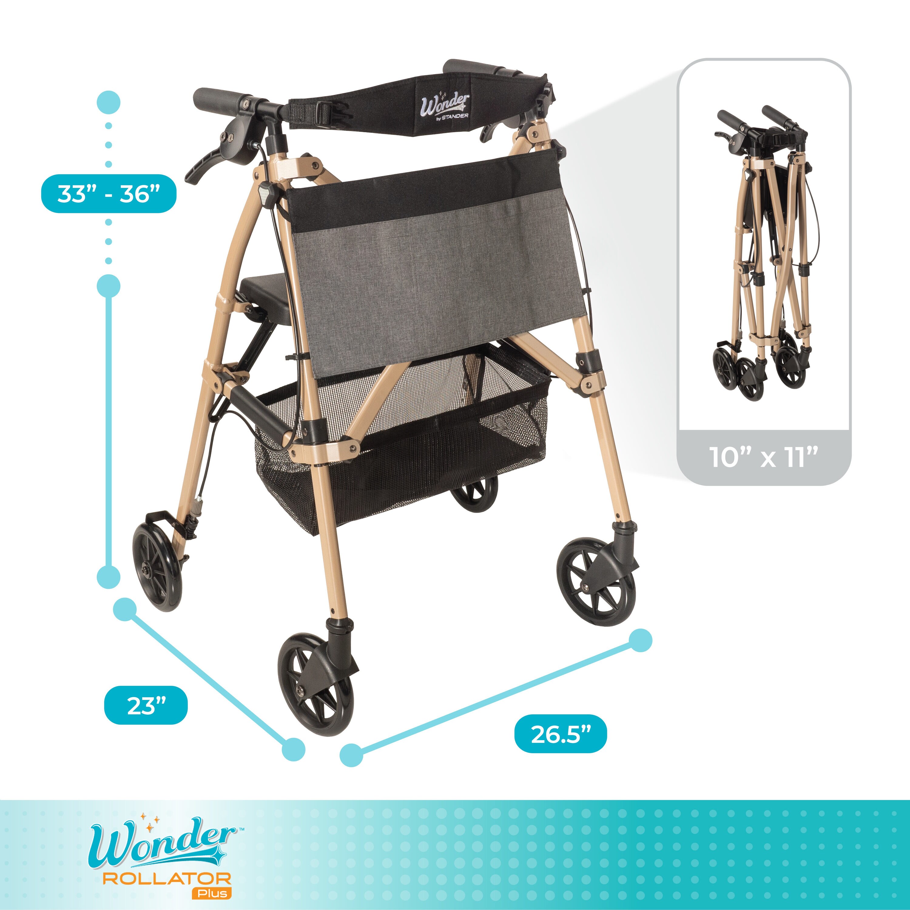 Stander 4350-DS Walkers-Wheelchairs-Rollators - Thumbnail View #6