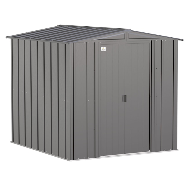 Arrow 6 Ft X 7 Classic Galvanized Steel Storage Shed In The Metal Sheds Department At Com - Argos Home Magnum 6 Light Ceiling Plate
