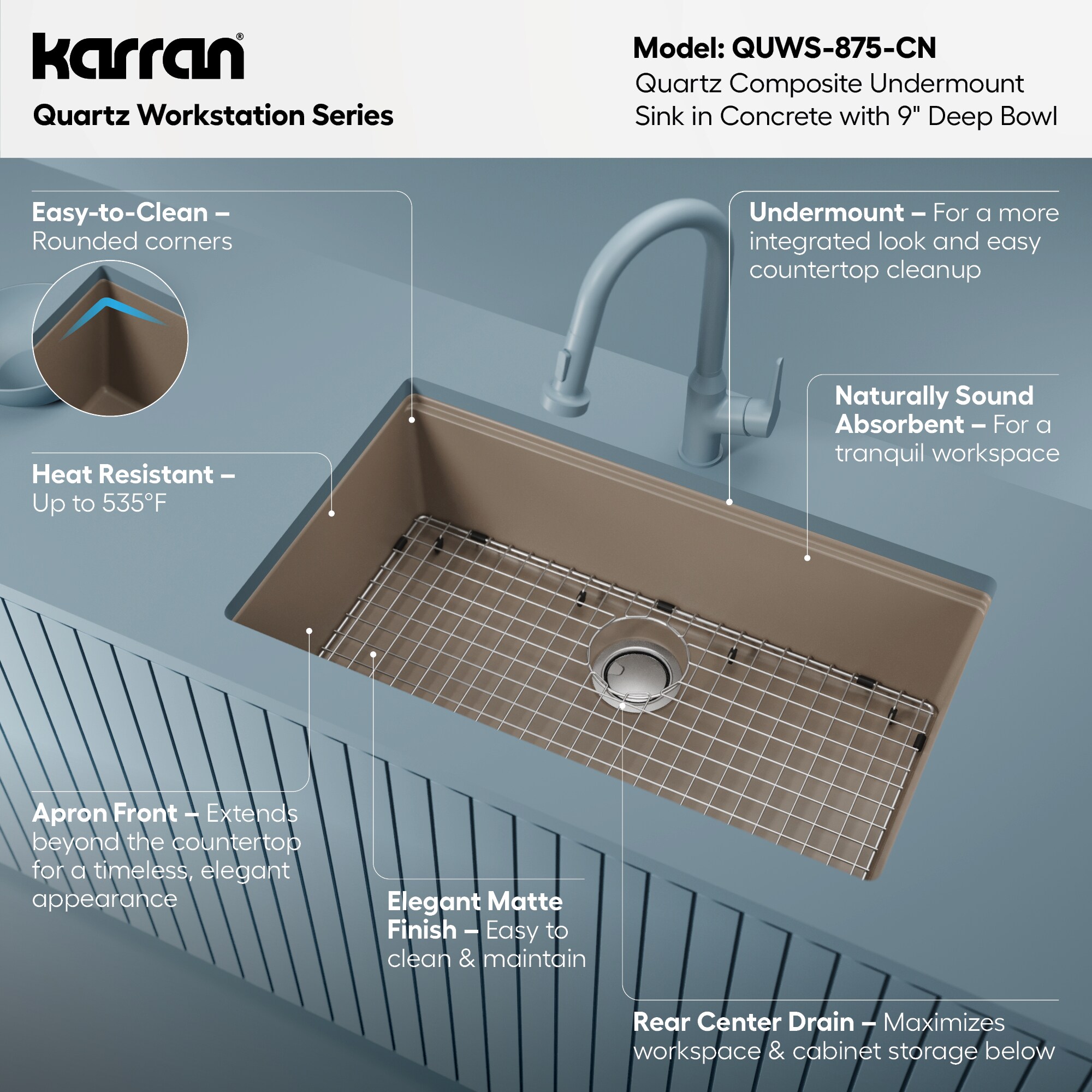 Karran QUWS-875-CN Kitchen-Sinks - View #5