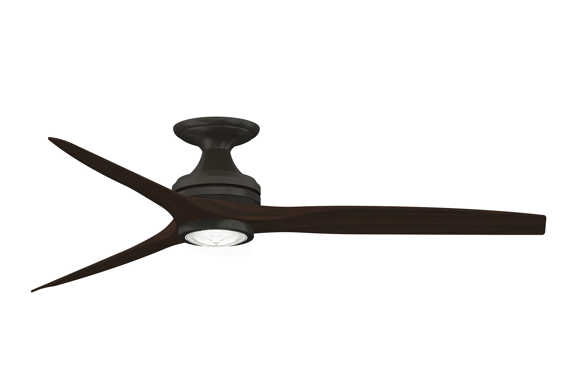 Fanimation Spitfire 60-in Dark Bronze Indoor/Outdoor Smart Ceiling Fan with Remote (3-Blade)