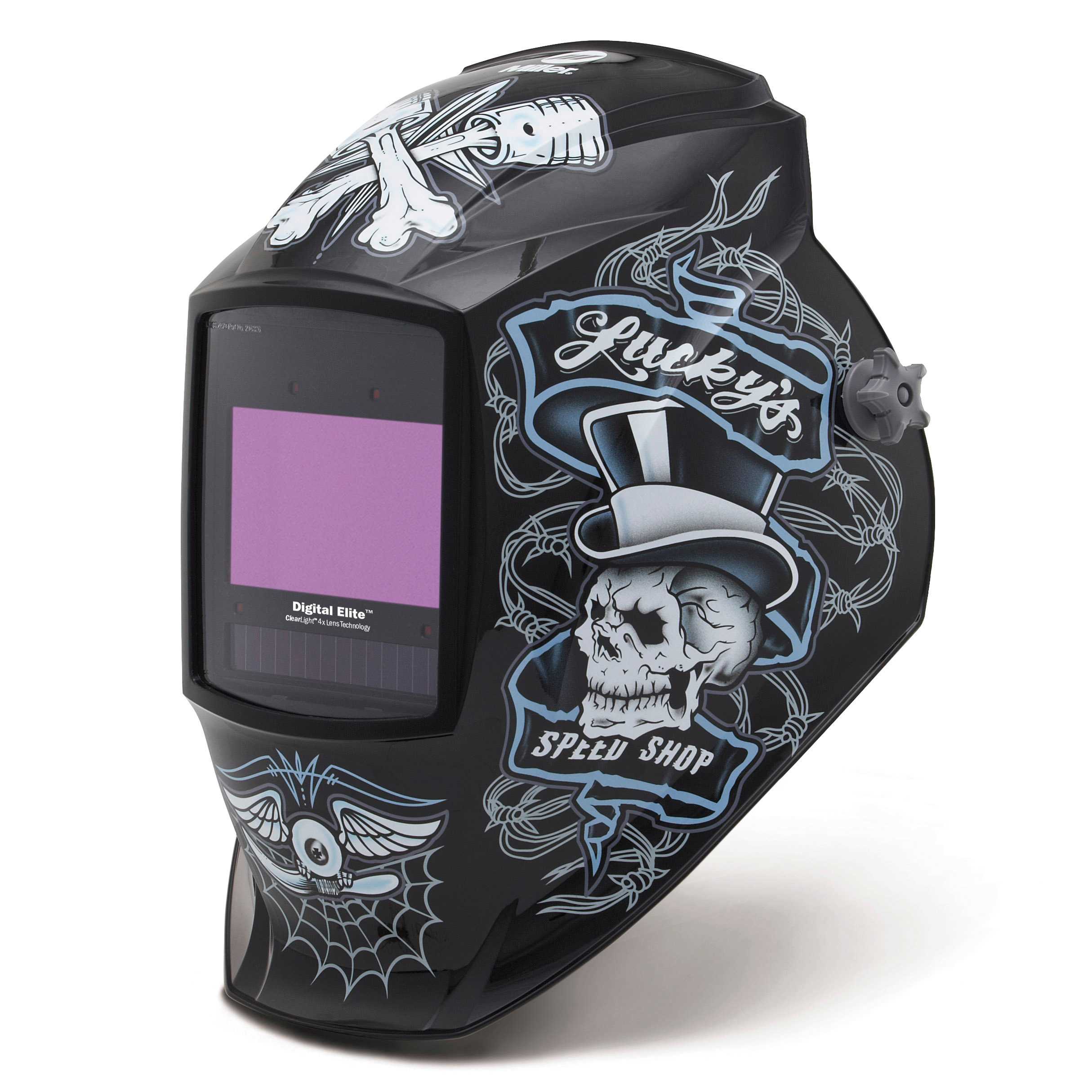 Miller Electric Miller 296766 Digital Elite Auto Darkening Welding Helmet with ClearLight 4x Lens Lucky's Speed Shop #296766