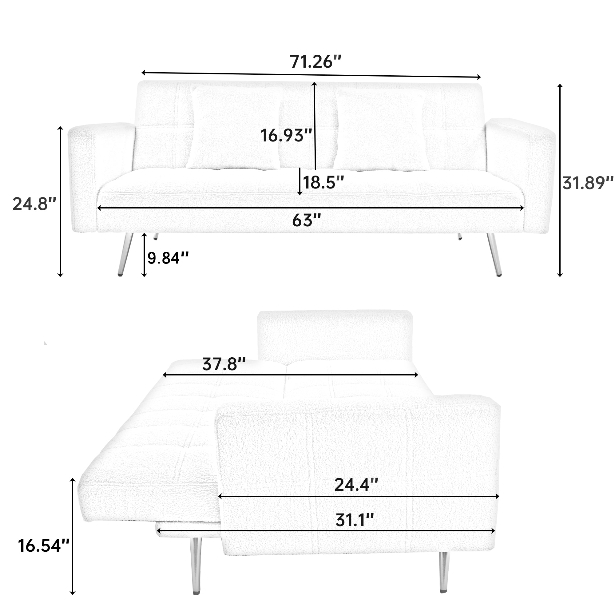 Bybafun YC5200025 futons - View #3