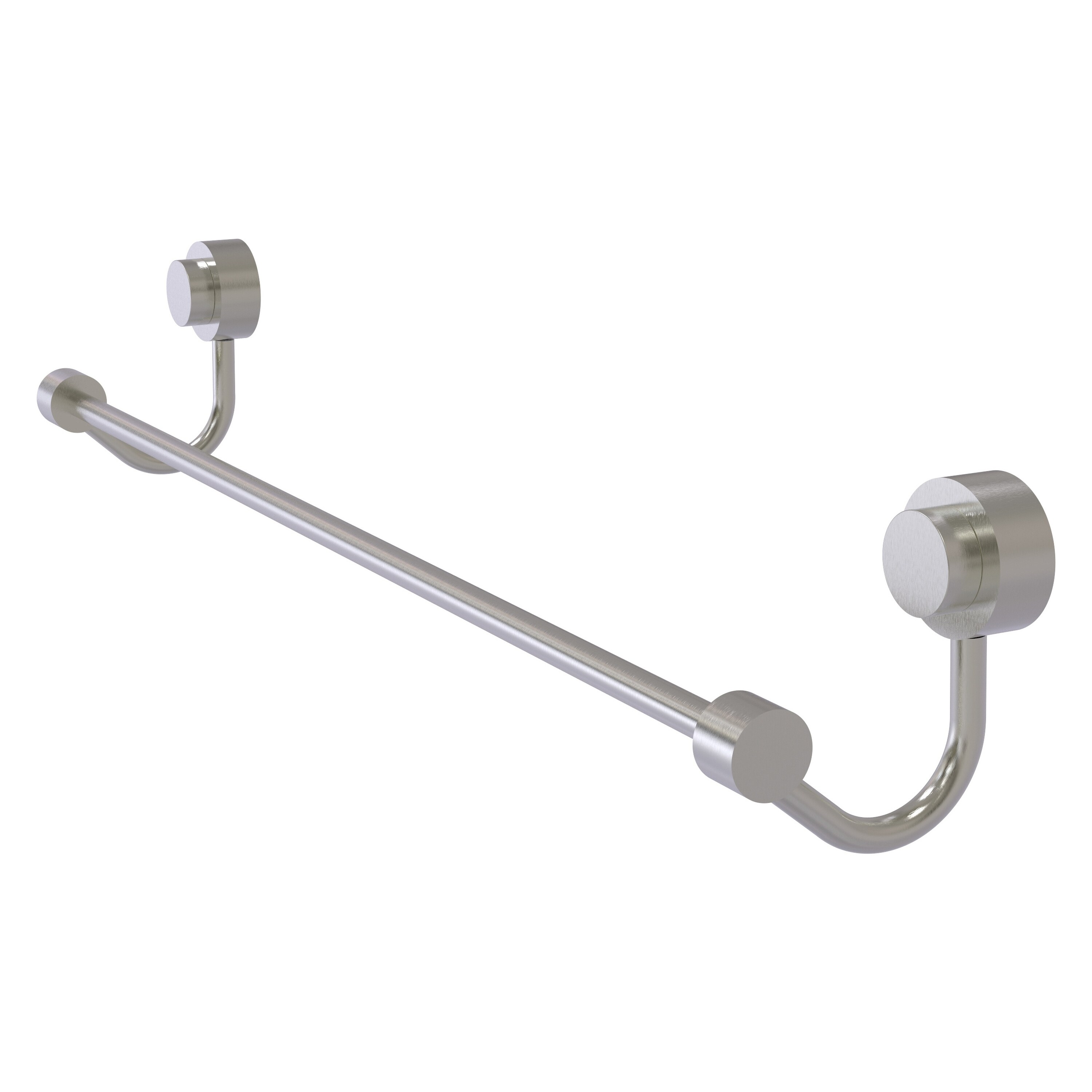 Allied Brass 421/18-SN Venus 18-in Satin Nickel Wall mount Single Towel Bar