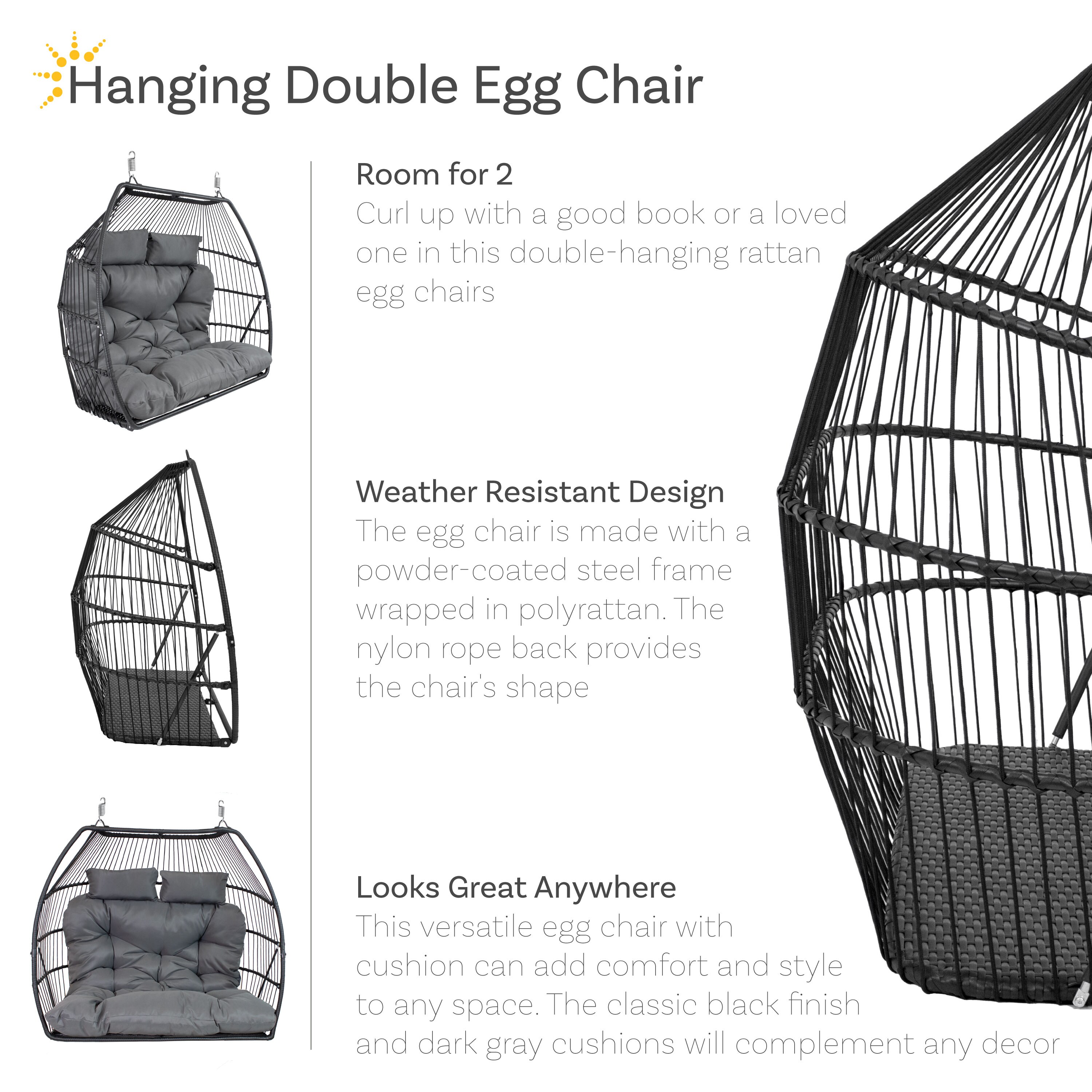 Sunnydaze Decor DL-851 Patio-Chairs - View #14
