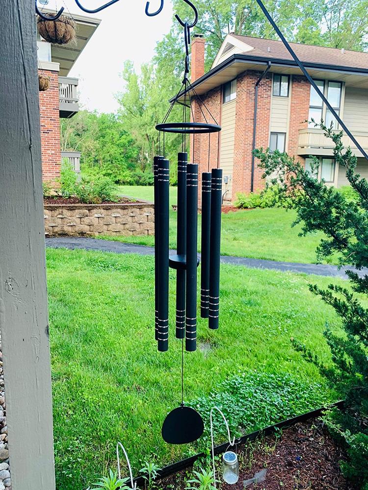 Corinthian Bells by Wind River - 36 inch Black Wind Chime for