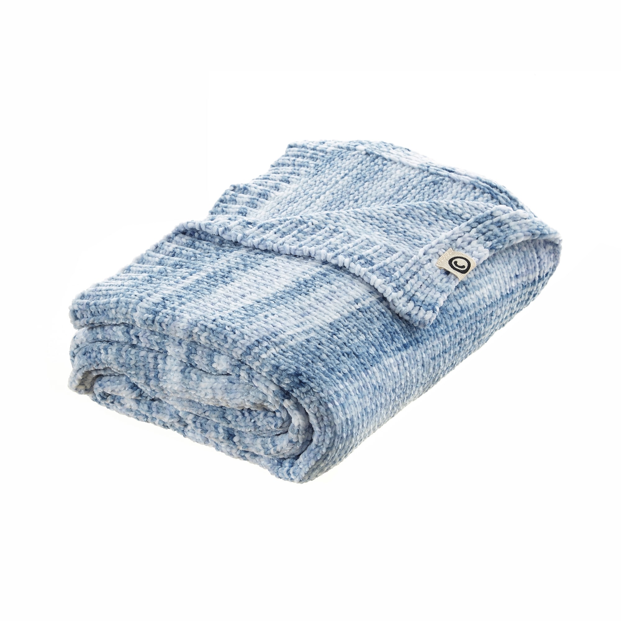 Cozy Tyme T292-20NY-LS Darryl Navy 50-in x 60-in Polyester Throw