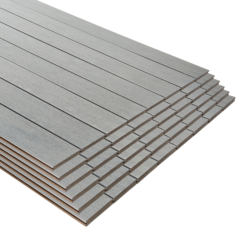 Trex RN010616TLG48 Transcend Lineage 1-in x 6-in x 16-ft Rainier Grooved Composite Deck board 48 -Pack