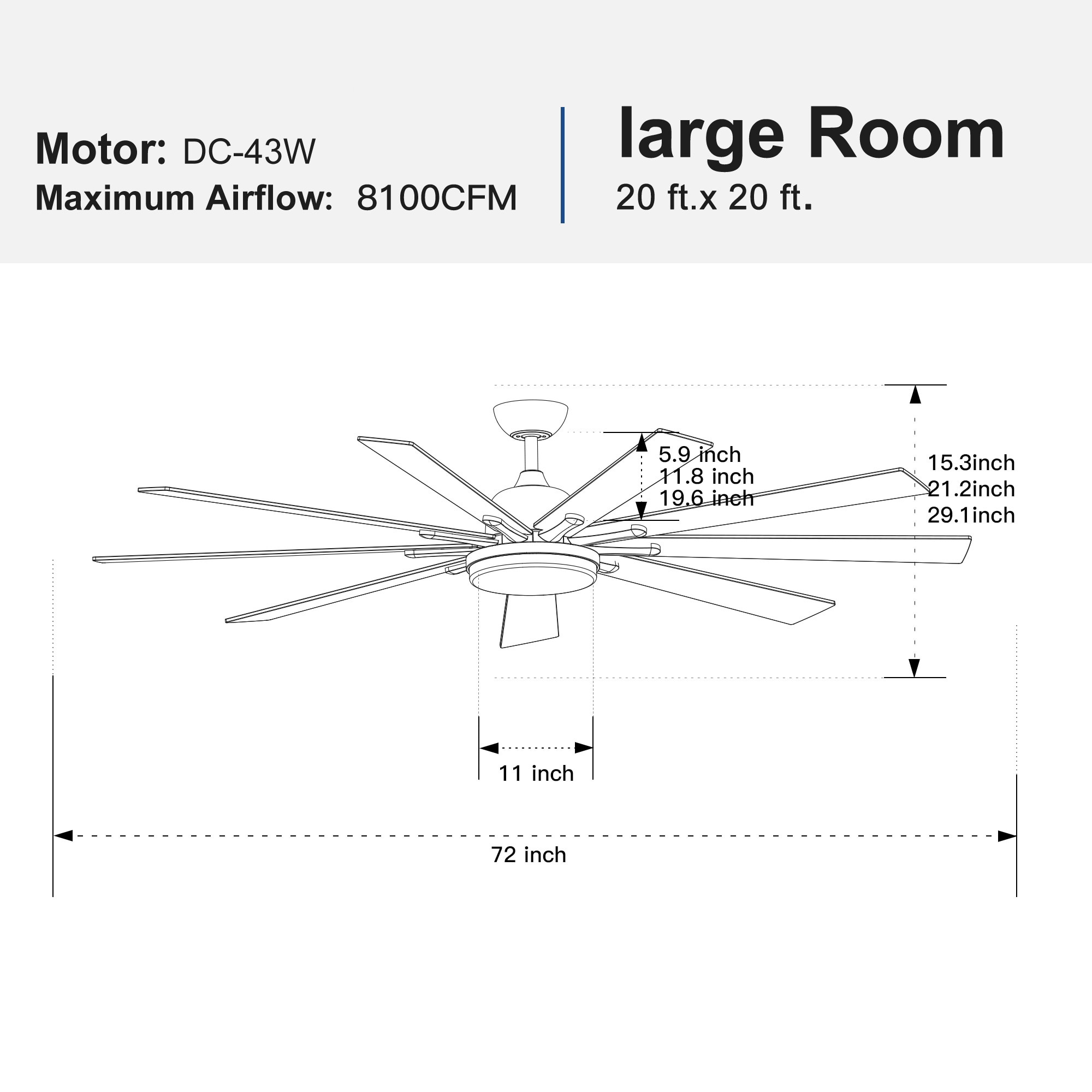 BABOOM BOM-6003ORKBS Ceiling-Fans - View #7