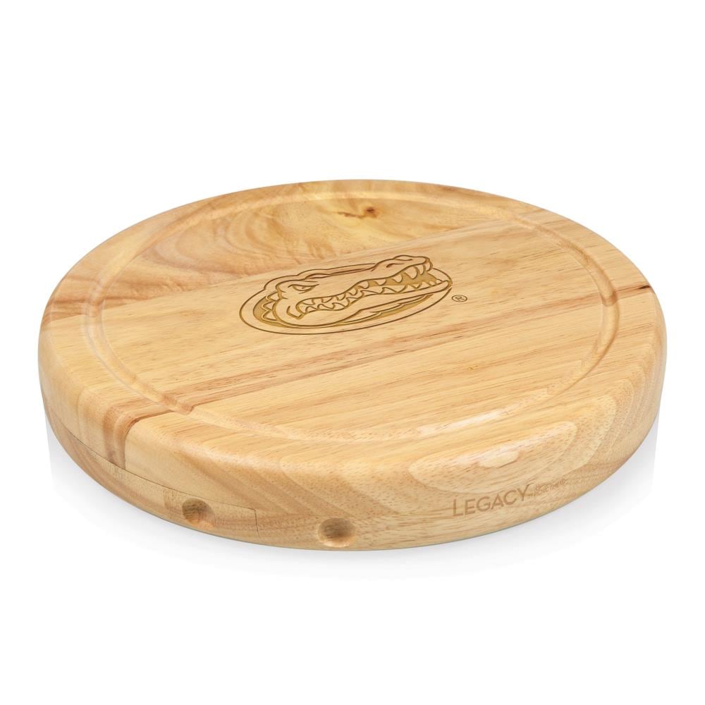 Picnic Time 854-00-505-163-0 Florida Gators 10-in L x 10-in W Wood Cutting Board