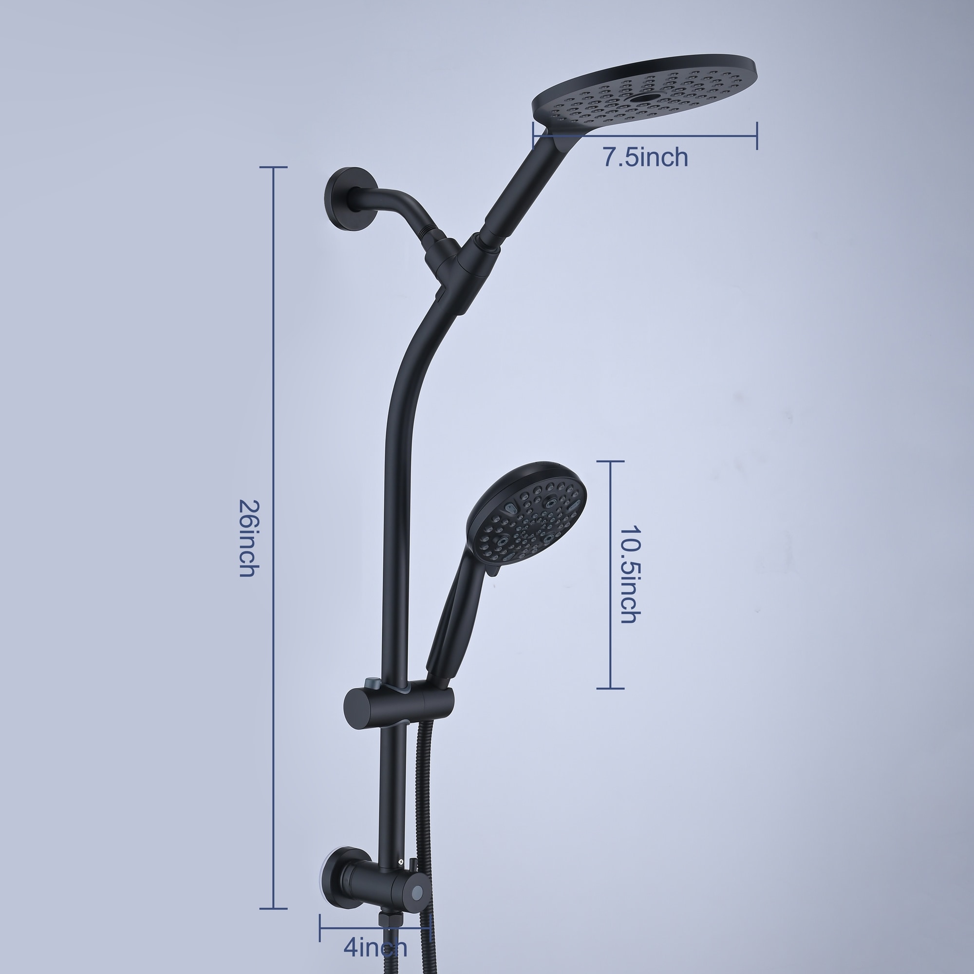 Wudkey L4-MB2C0G Fixed-Showerhead - View #2