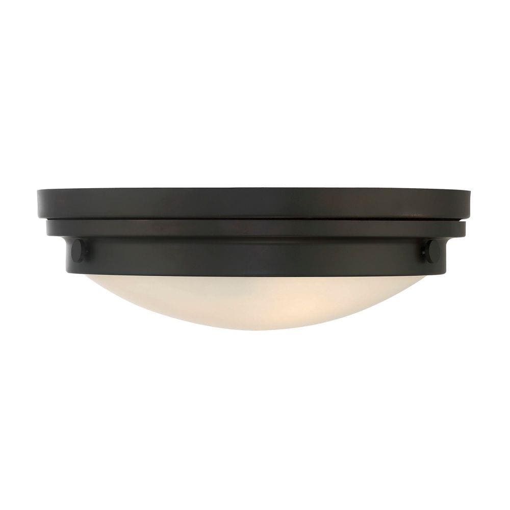  LW-SH511884 1-Light 13.25-in English Bronze Flush Mount Light