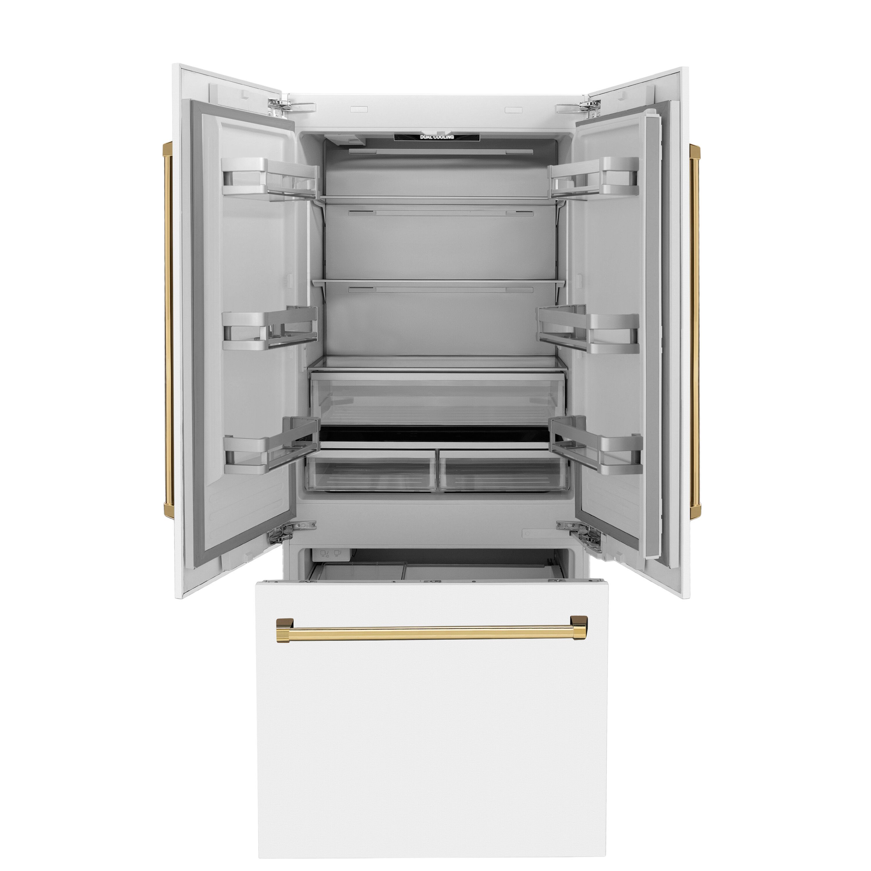 ZLINE KITCHEN & BATH RBIVZ-WM-36-G French-Door-Refrigerators - View #3