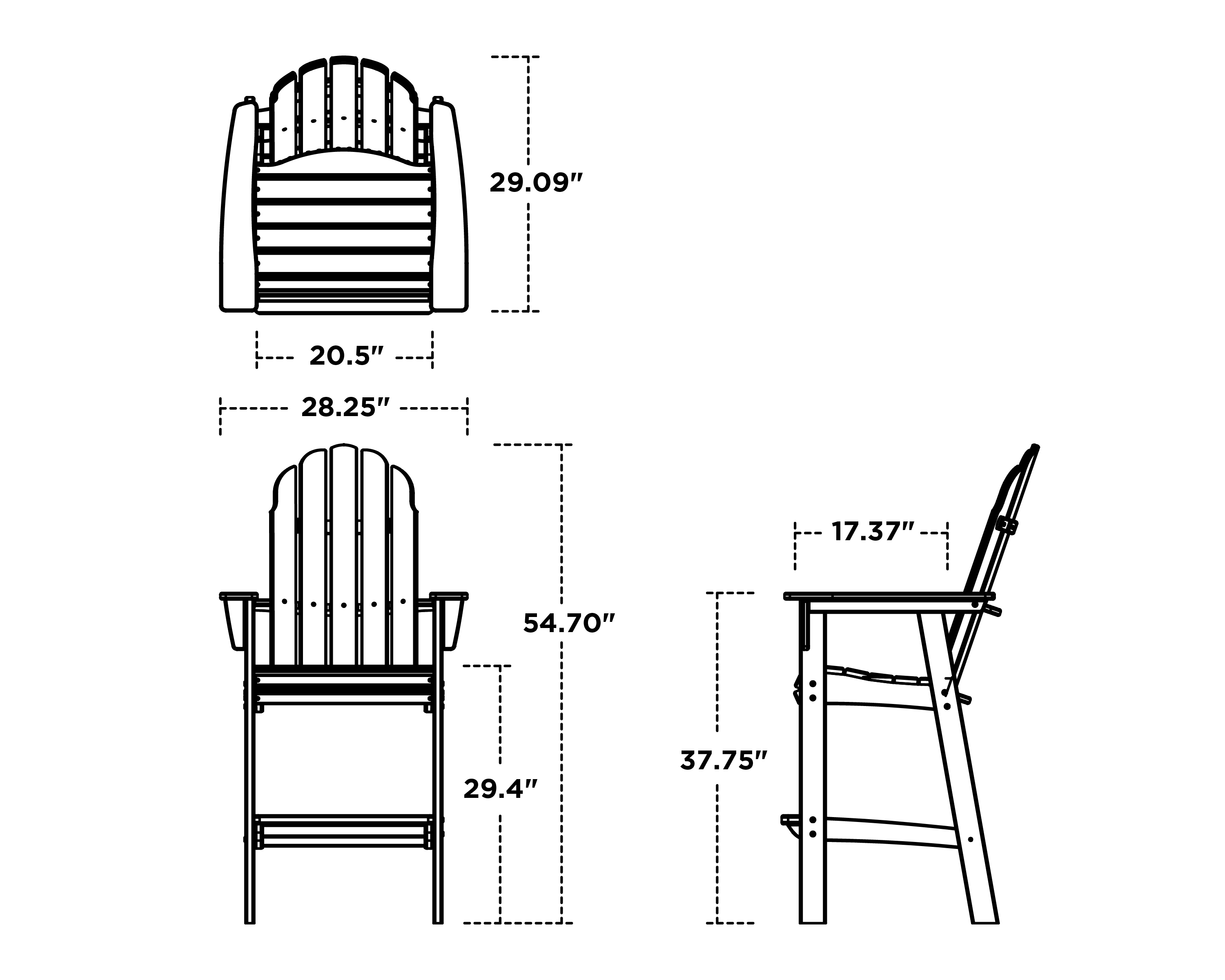 allen + roth by POLYWOOD ARADD602GY Patio-Chairs - View #8