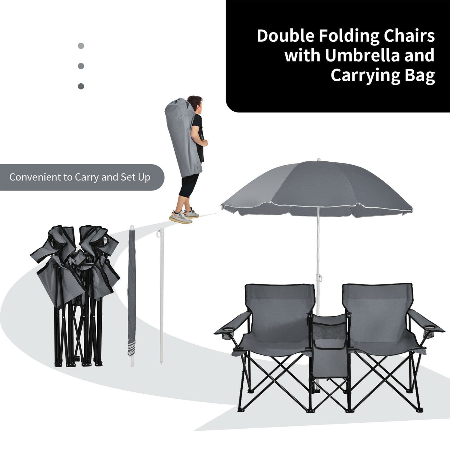 WELLFOR DOZ70621GR Patio-Chairs - View #8