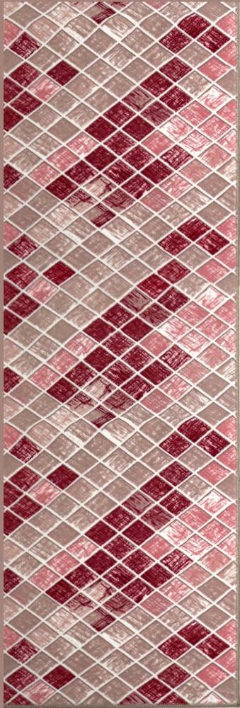 MSRUGS NWR350REDBLU16.47 Newruz 2 X 5 (ft) Red-red/blue Indoor Abstract Mid-century Modern Area Rug