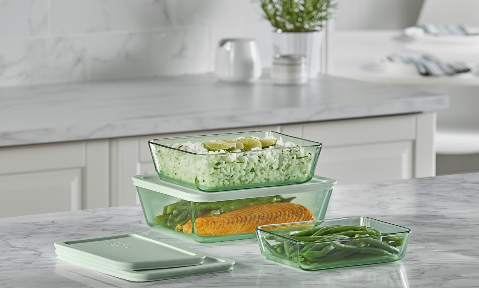 PYREX Simply Store Multisize Glass Bpa-free Reusable Food Storage ...