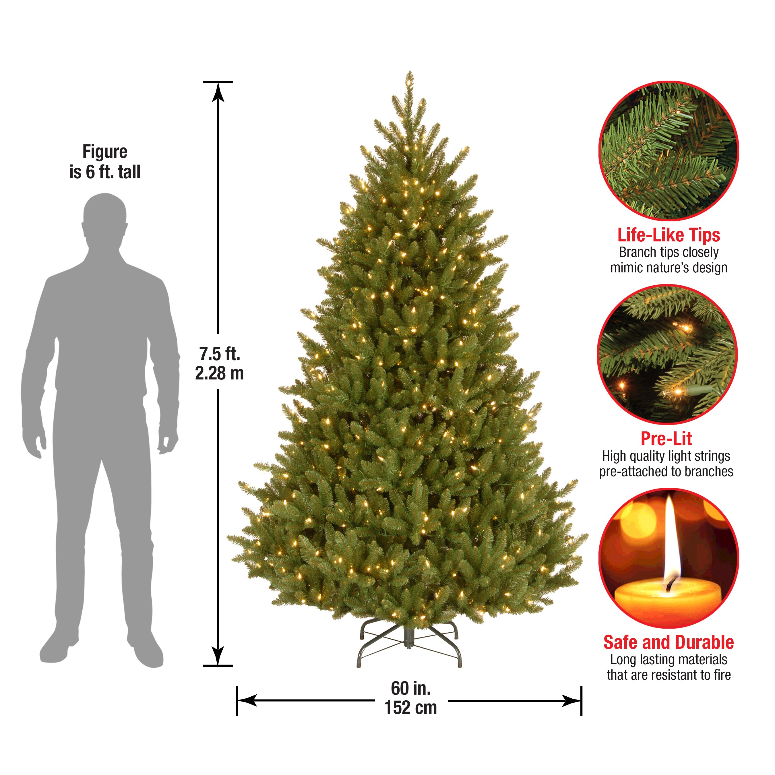National Tree Company NAFFMH7-75LO Artificial-Christmas-Trees - View #6