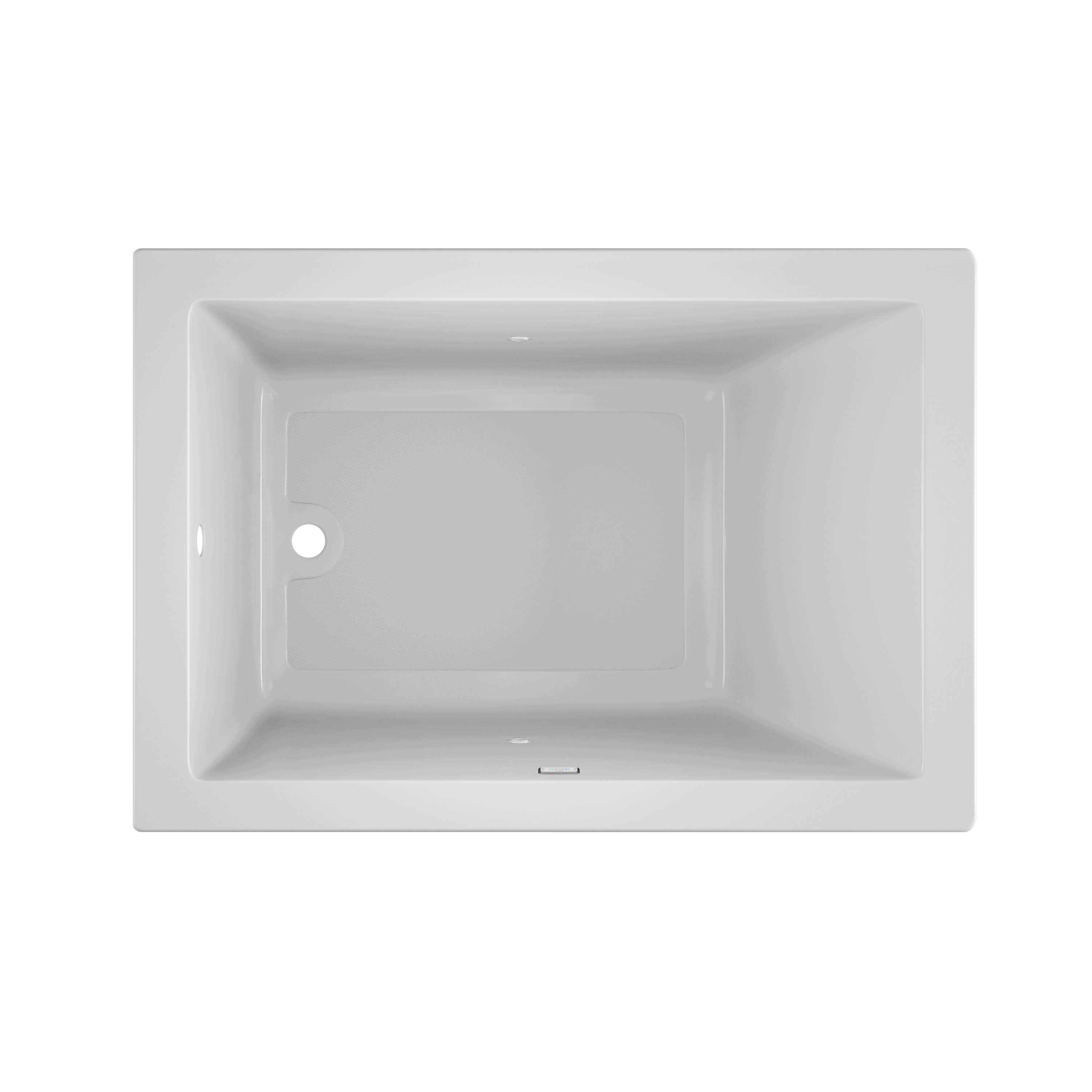 Jacuzzi MT15959 SOLNA 42-Inches x 60-Inches White Acrylic Rectangular Drop-in and undermount Soaking bathtub ( Reversible Drain )