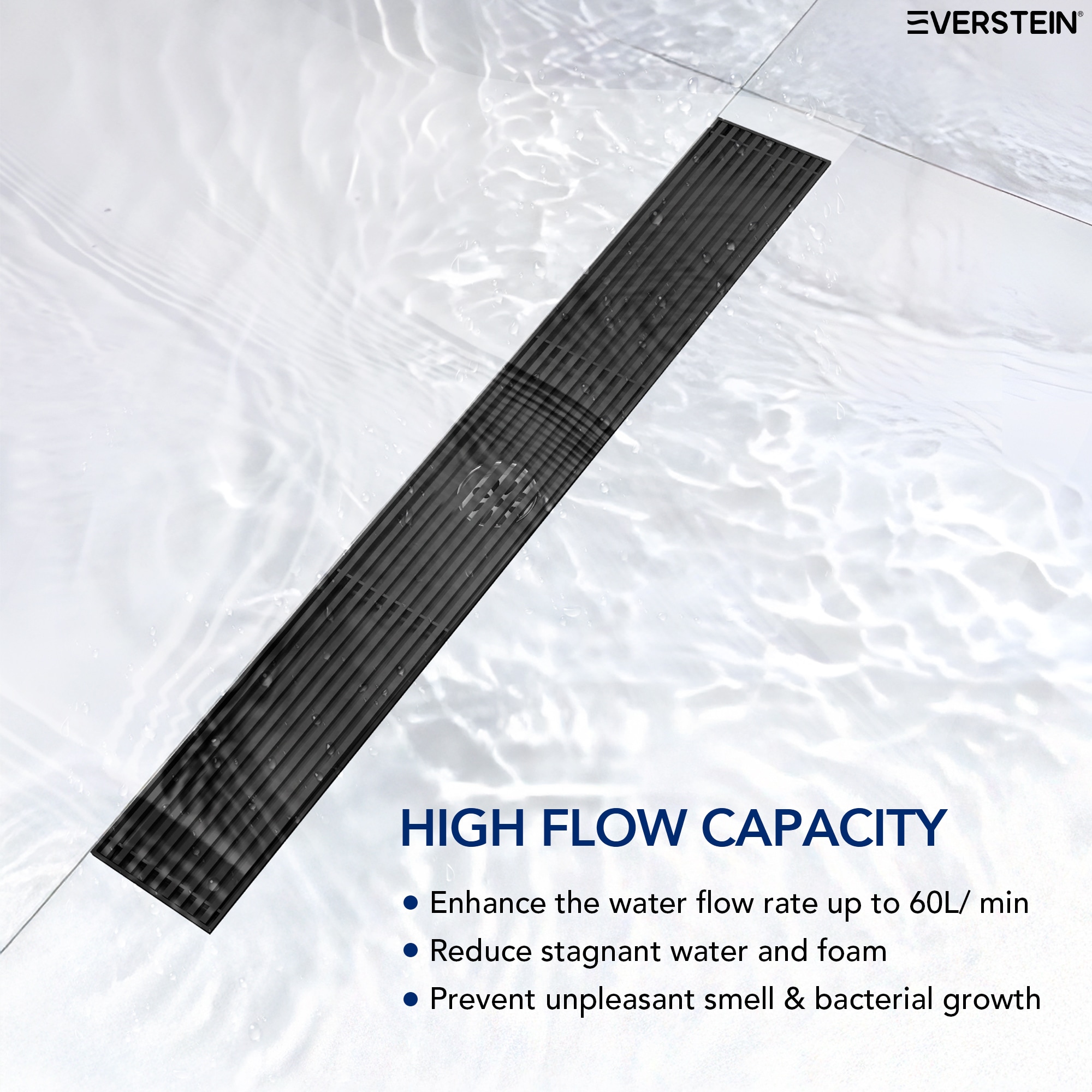 EVERSTEIN SFS-3070-BK Drains-Flanges - View #3