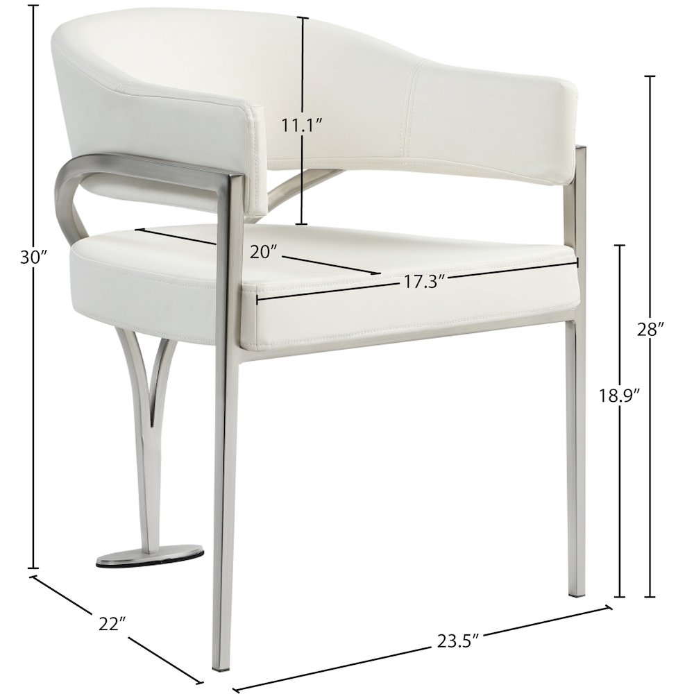 Meridian 554CREAM-C Dining-Chairs - View #5